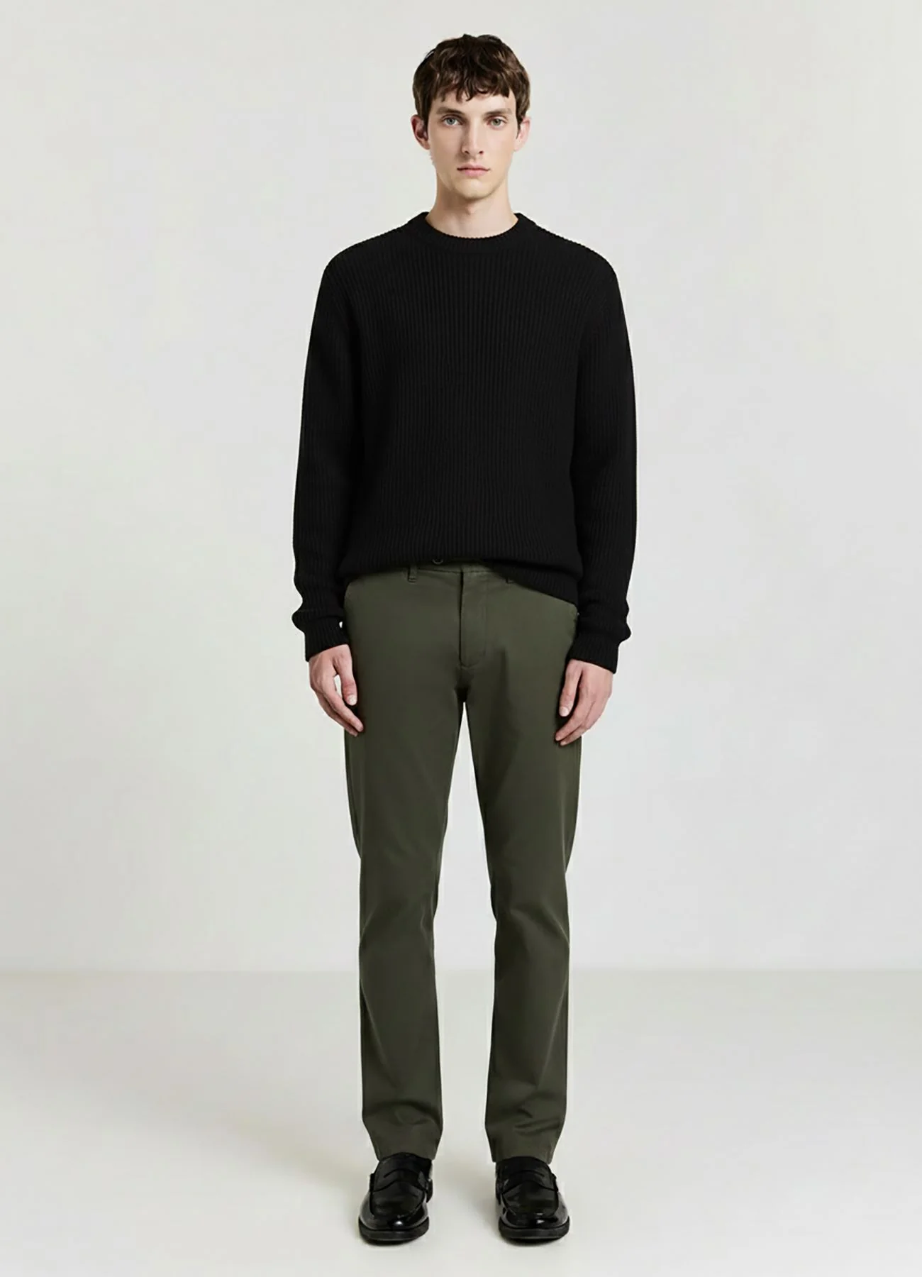 Pantaloni chino in fustagno