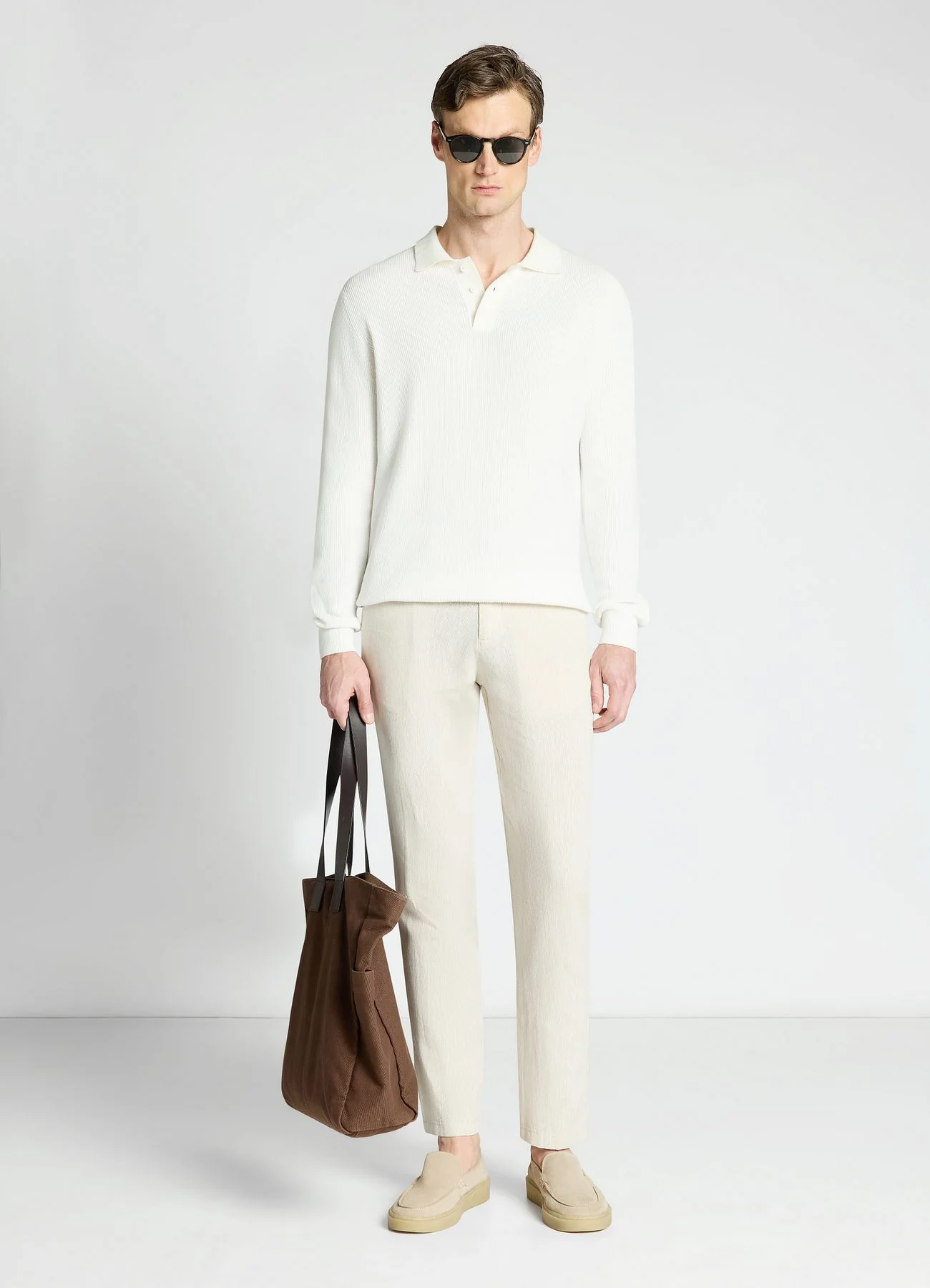 Pantaloni chino in misto lino - Image 3