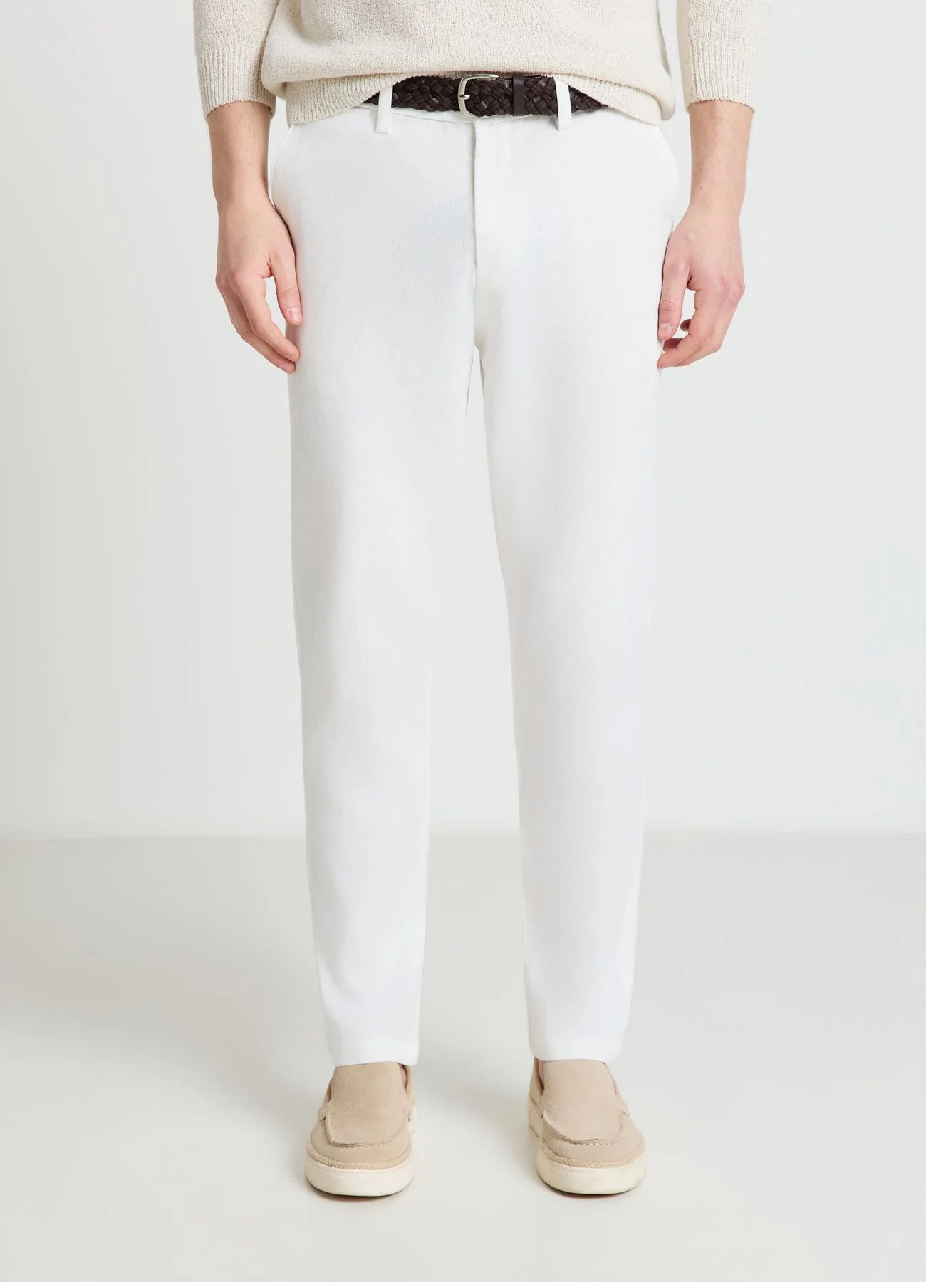 Pantaloni chino misto lino - Image 2