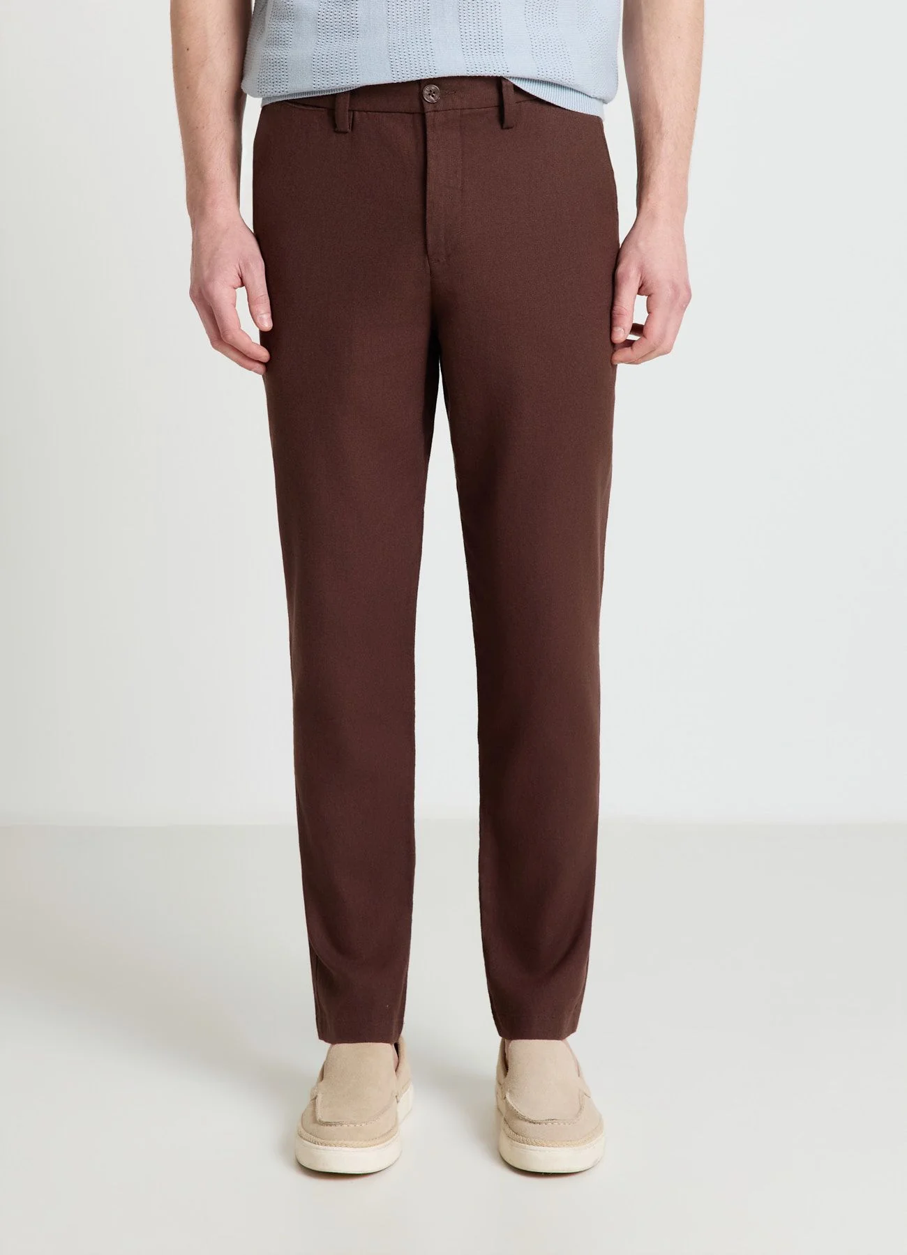 Pantaloni chino misto lino - Image 3