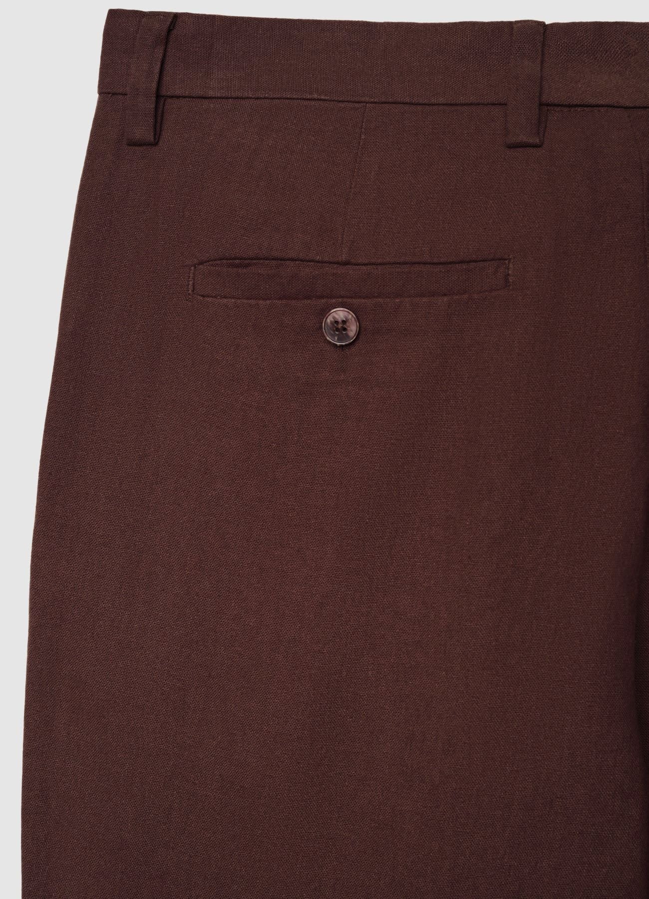 Pantaloni chino misto lino - Image 4