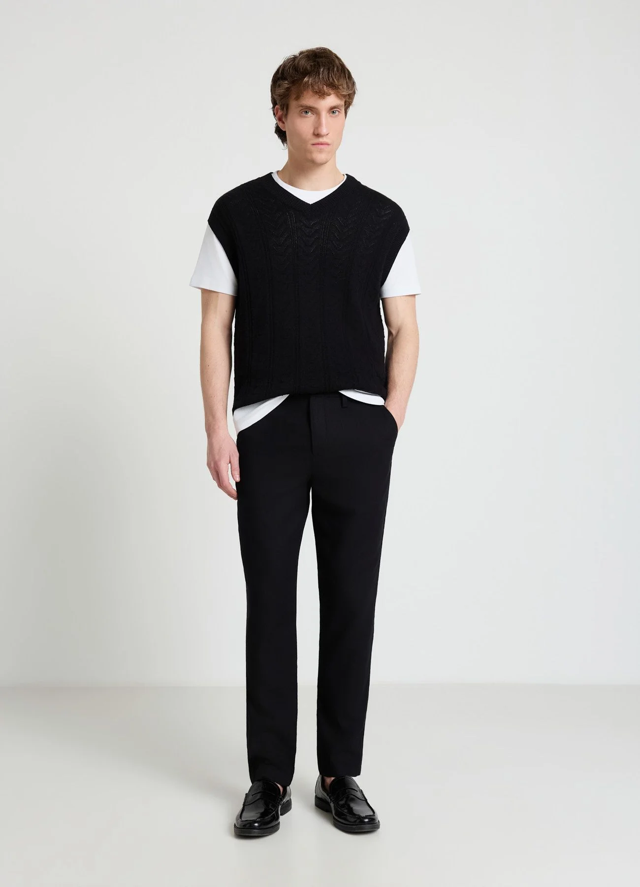 Pantaloni chino misto lino - Image 3