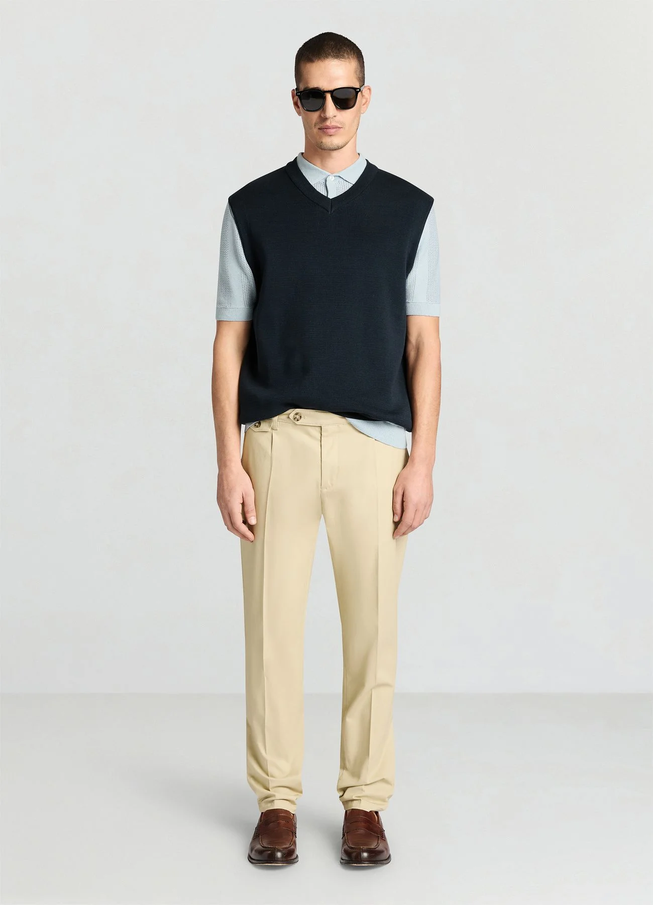 Pantaloni chino sartoriali slim fit - Image 3