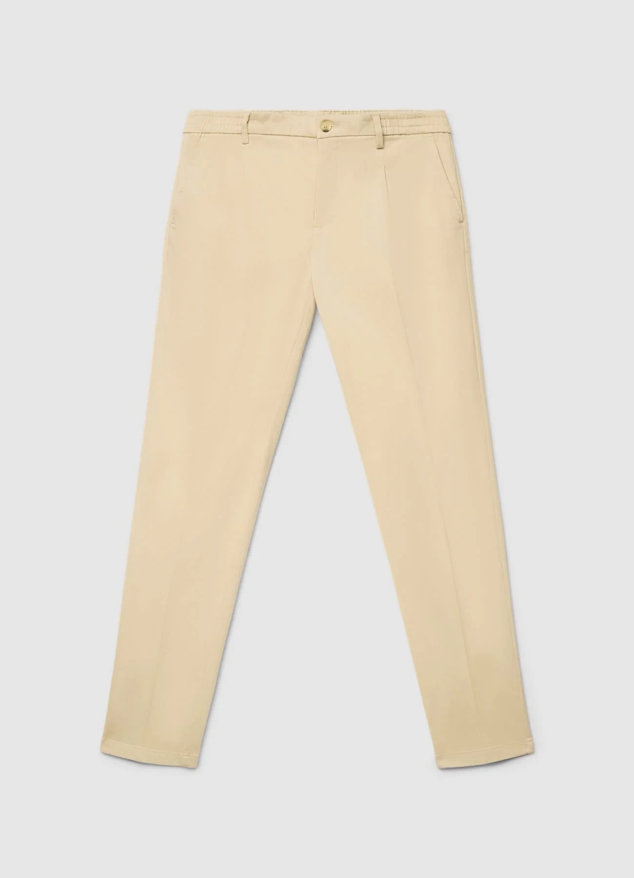 Pantaloni chino slim con vita elasticizzata - Image 4