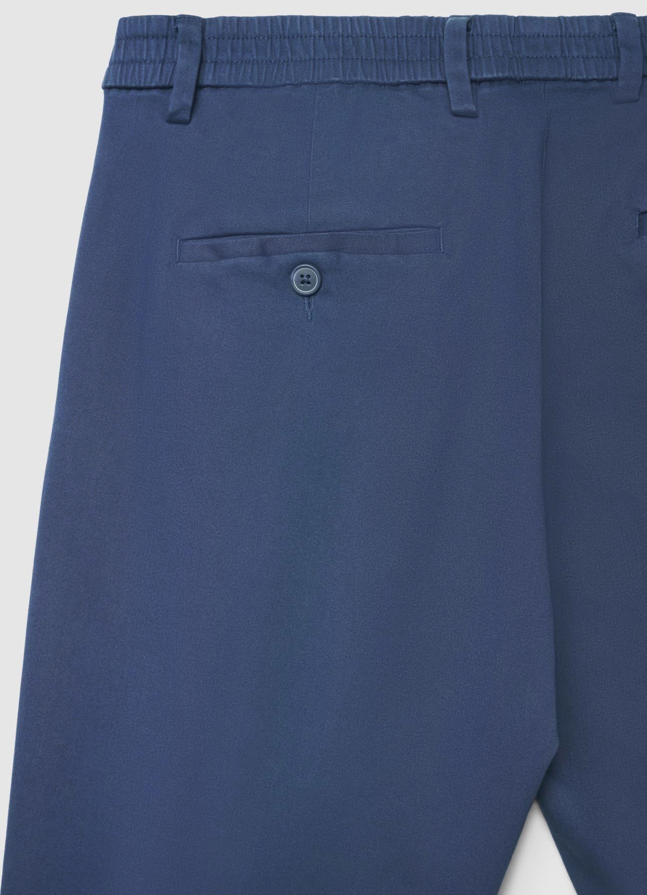 Pantaloni chino slim con vita elasticizzata - Image 6