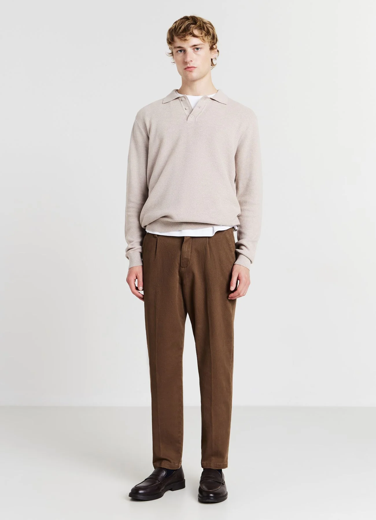 Pantaloni chino tinta unita - Image 3