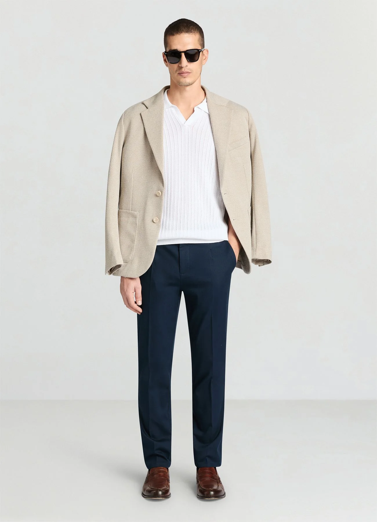 Pantaloni chino vita con elastico - Image 3