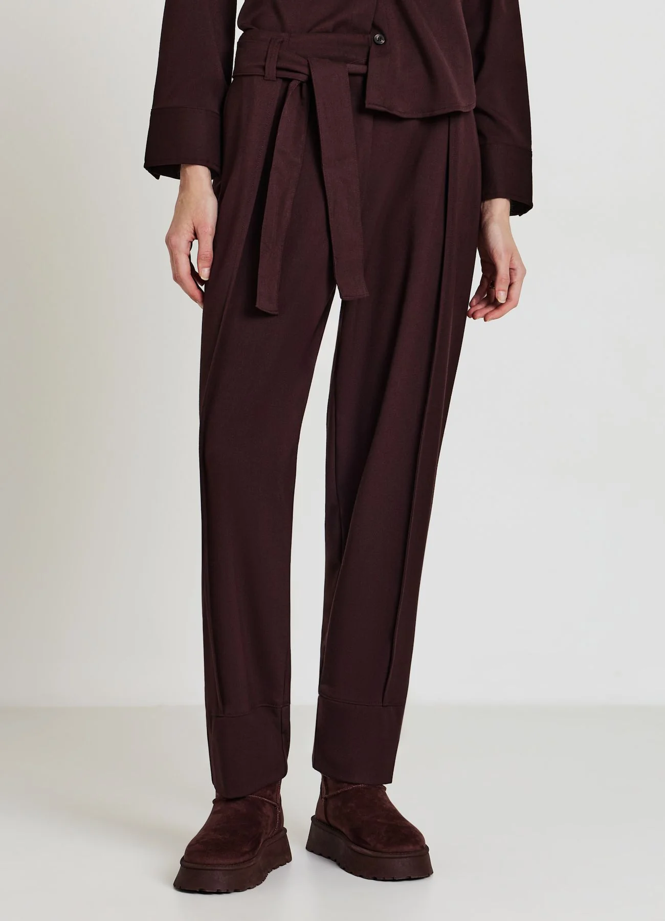 Pantaloni con cintura a fiocco - Image 3
