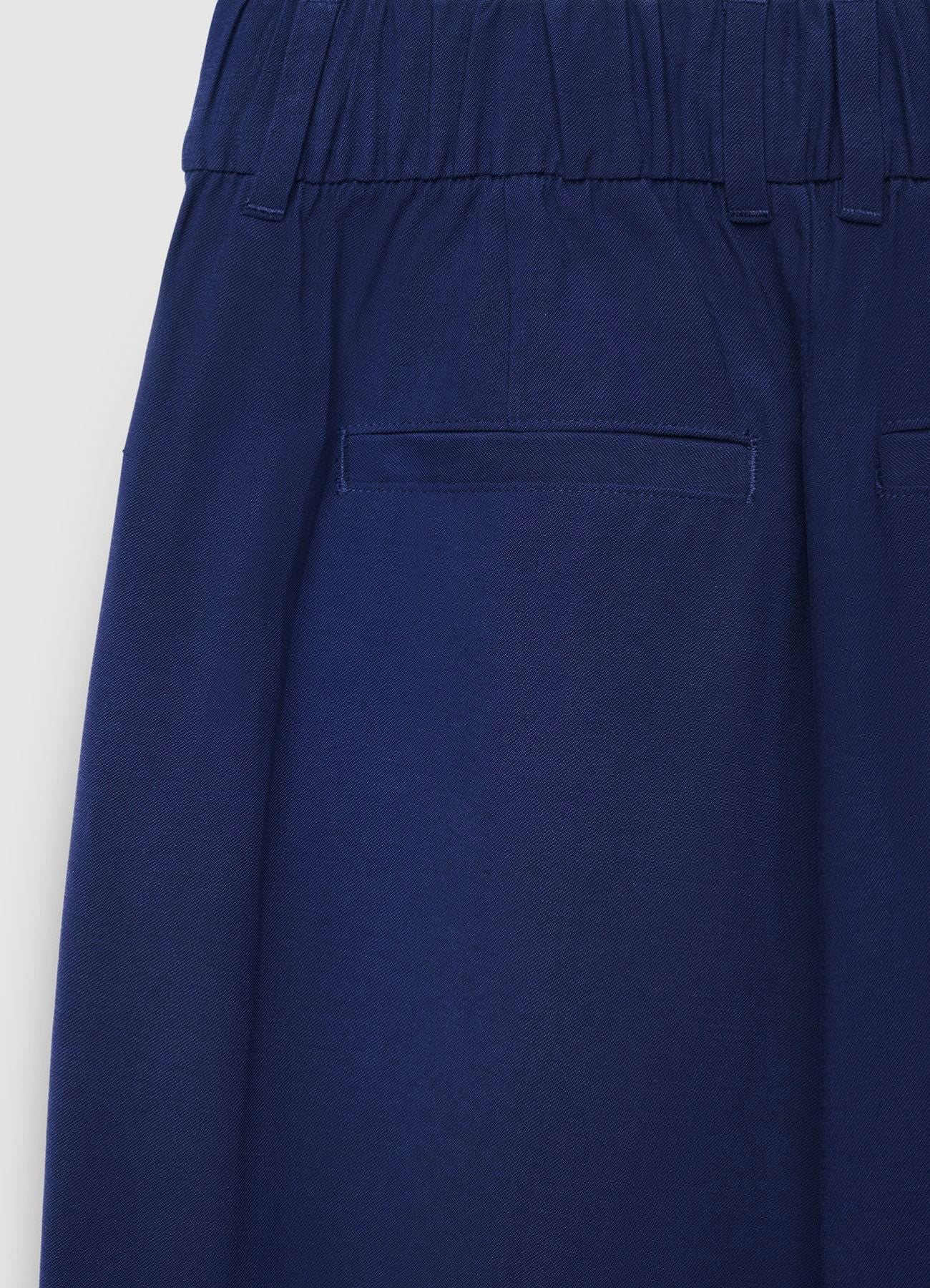 Pantaloni con risvolto tinta unita - Image 4