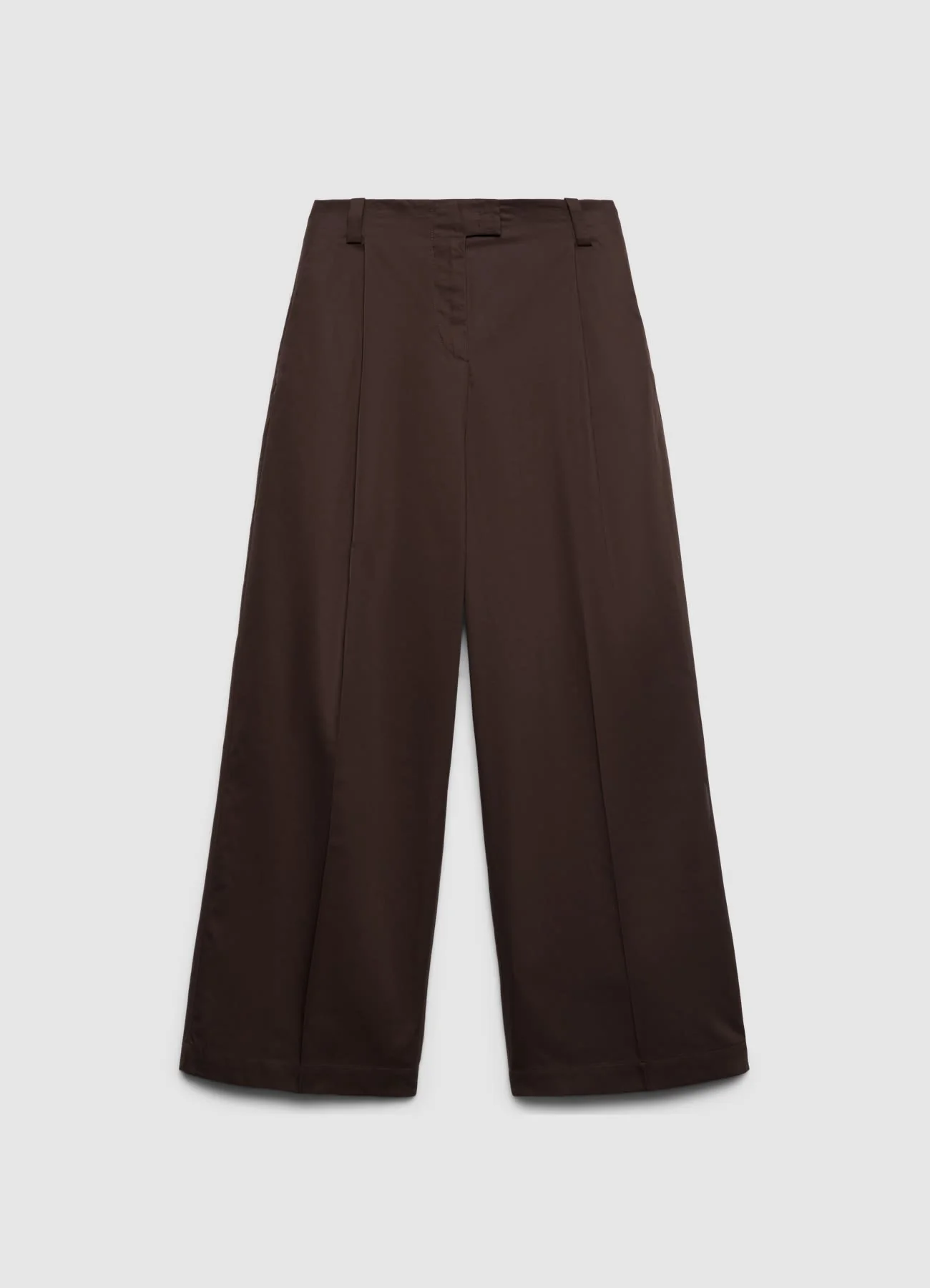 Pantaloni crop palazzo con pinces - Image 4