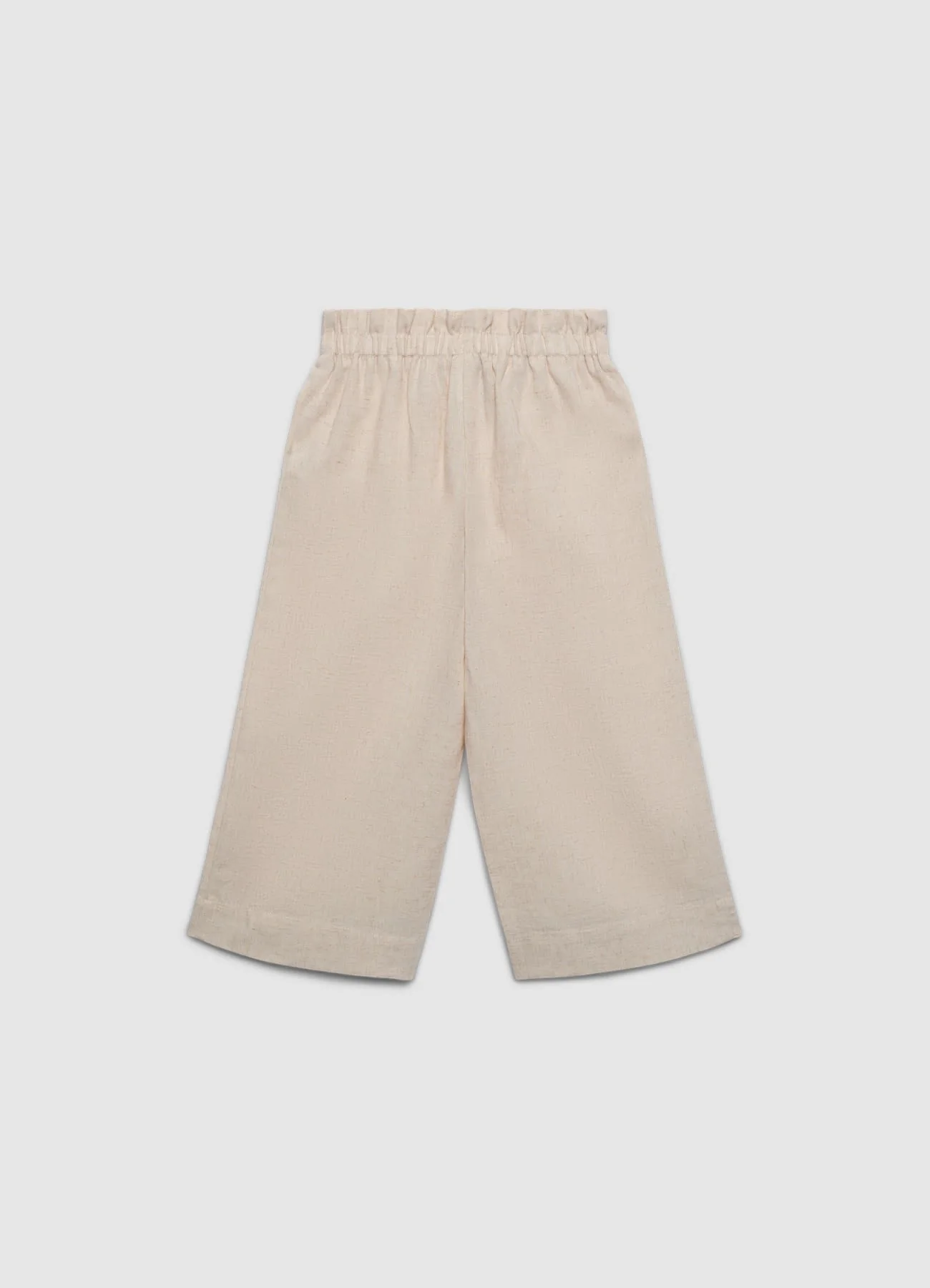 Pantaloni cropped con coulisse