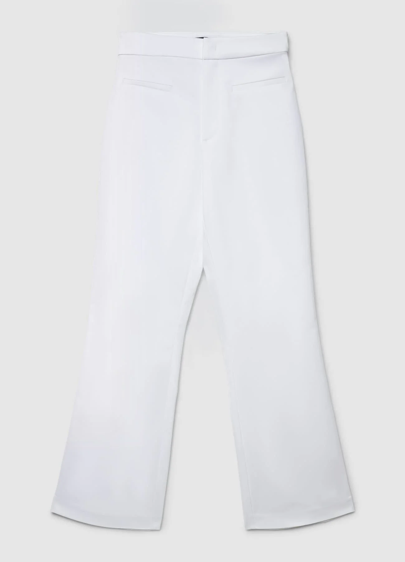 Pantaloni cropped flare tinta unita - Image 7