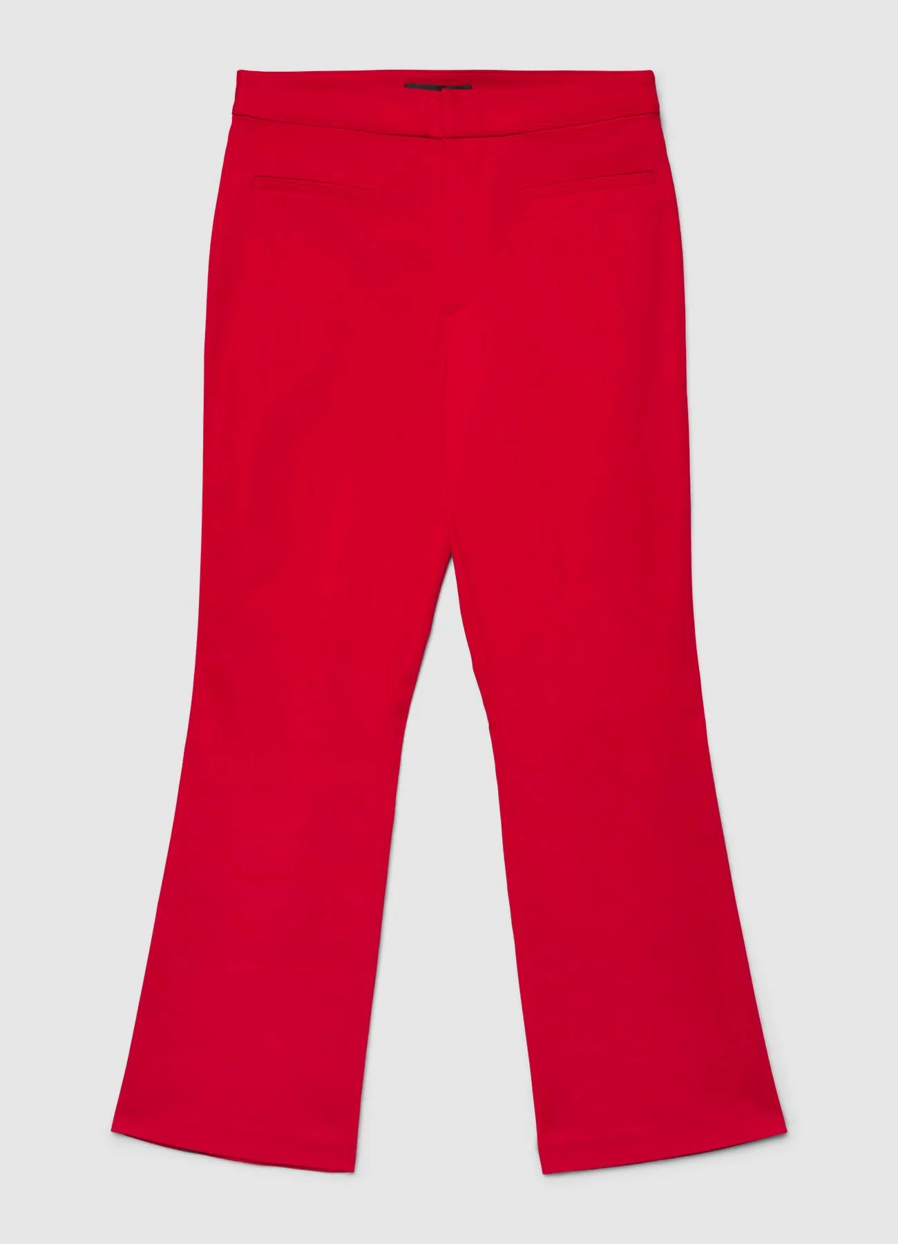Pantaloni cropped flare tinta unita - Image 6