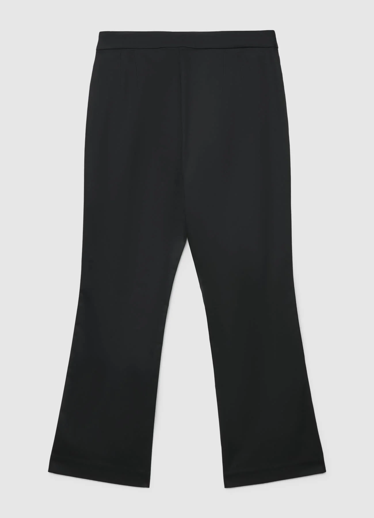 Pantaloni cropped flare tinta unita - Image 5