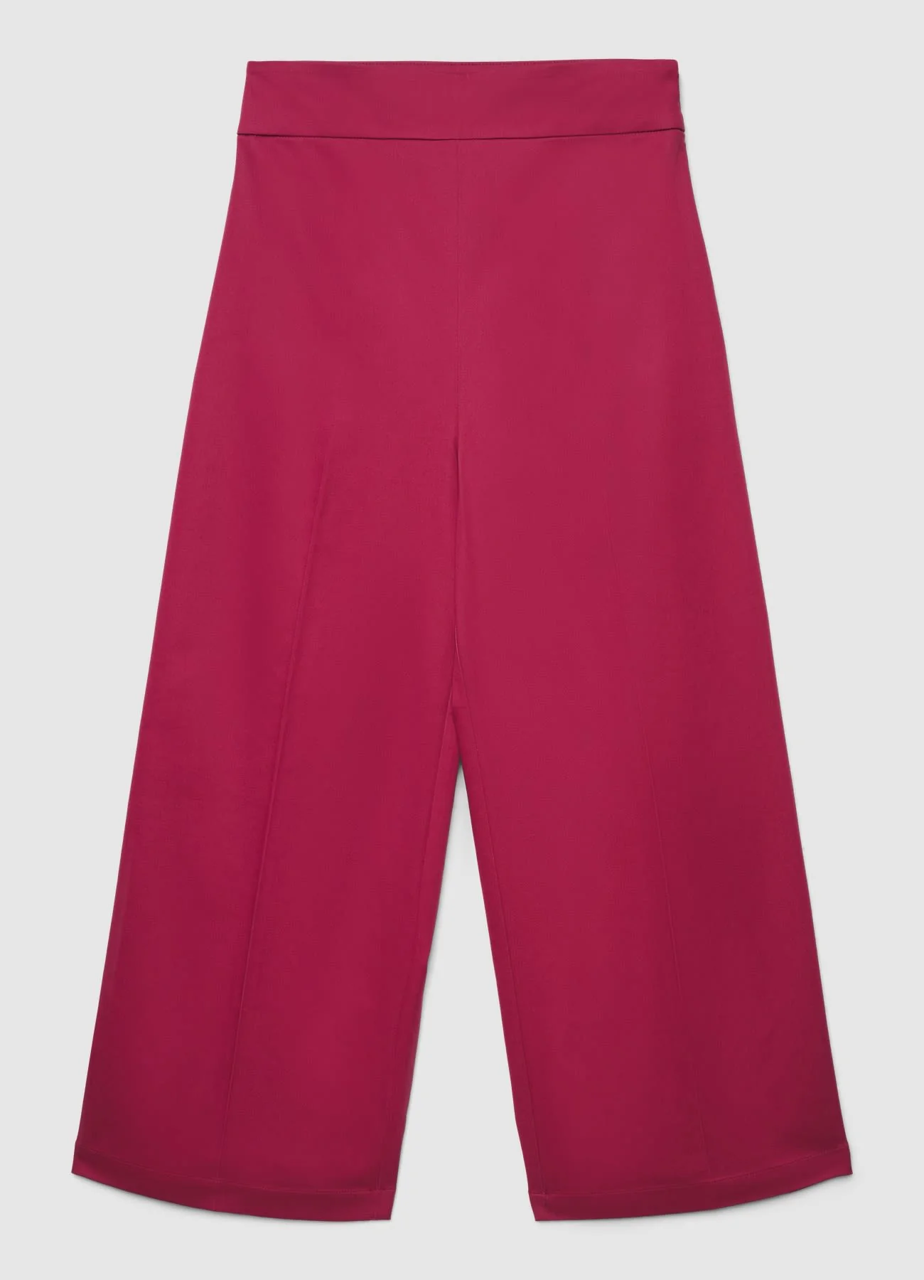 Pantaloni culotte a tinta unita - Image 4