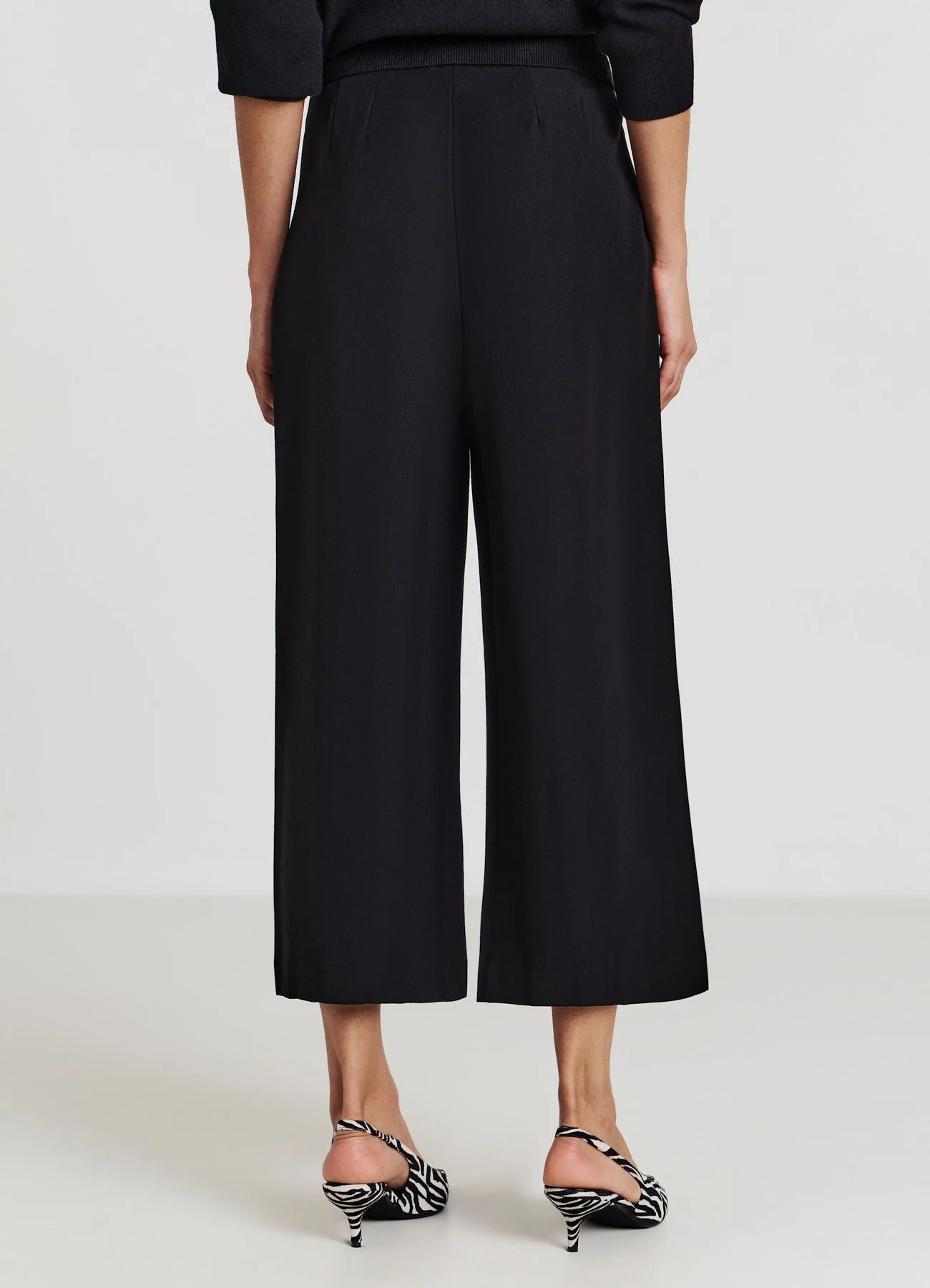 Pantaloni culotte pieghe - Image 3