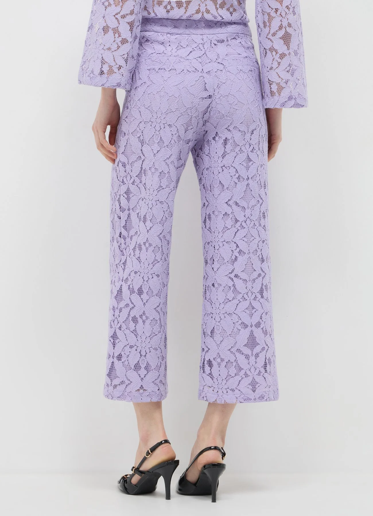 Pantaloni culotte pizzo