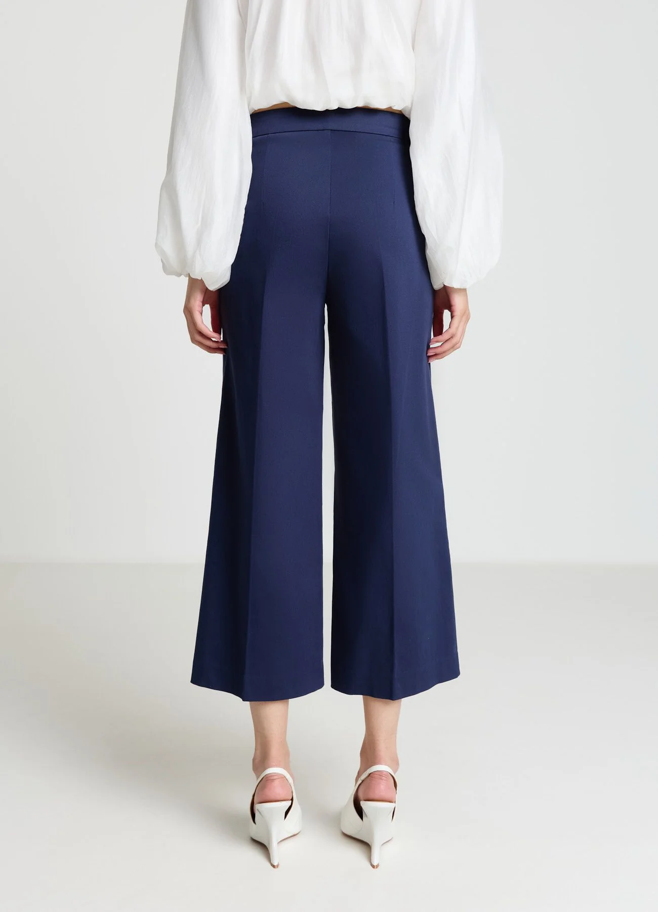 Pantaloni culotte sartoriali - Image 3
