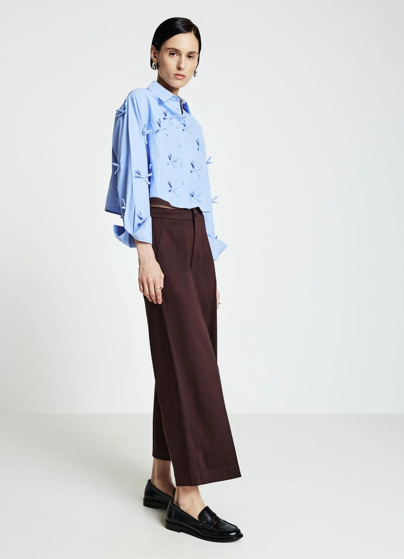 Pantaloni culotte sartoriali - Image 3