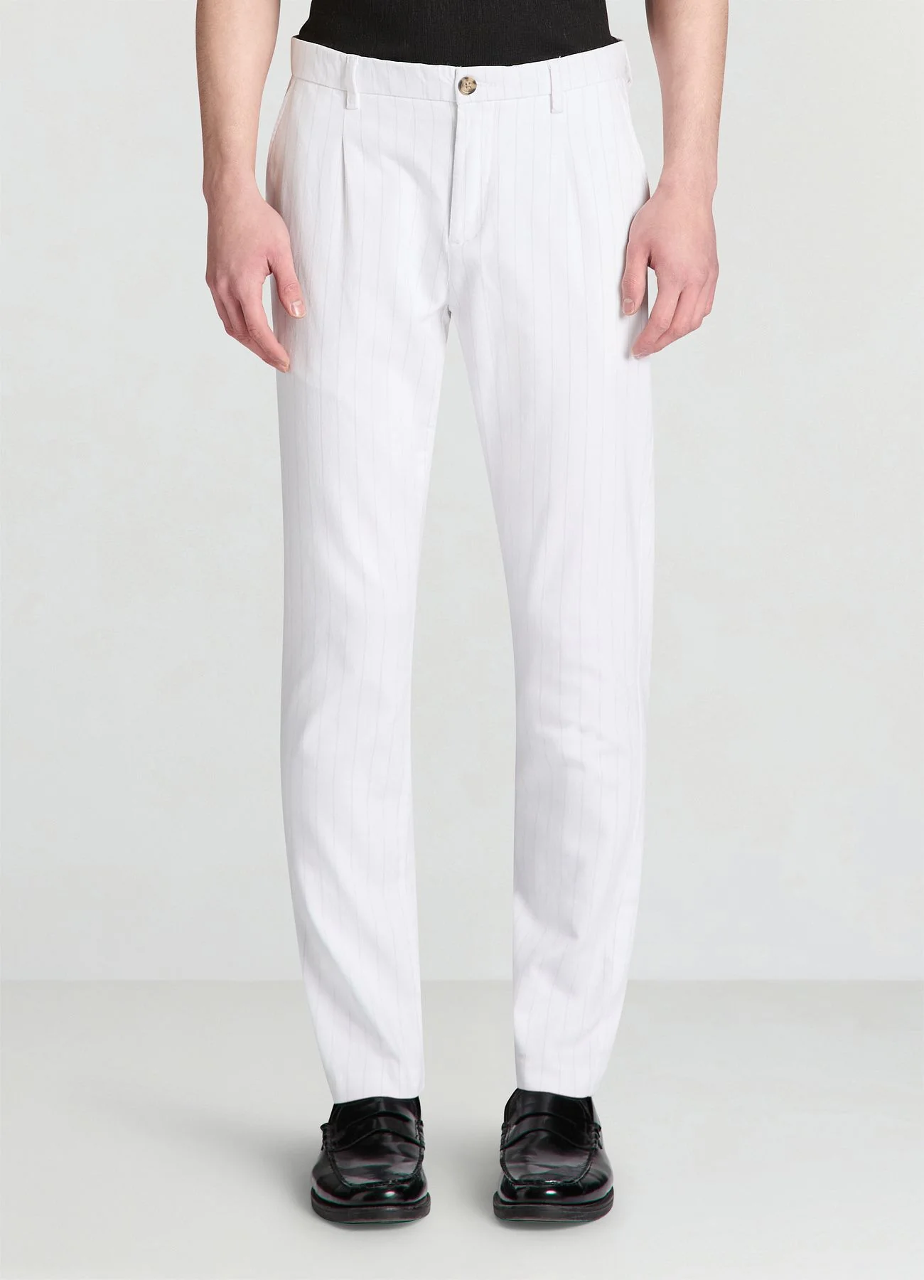 Pantaloni dritti a righe