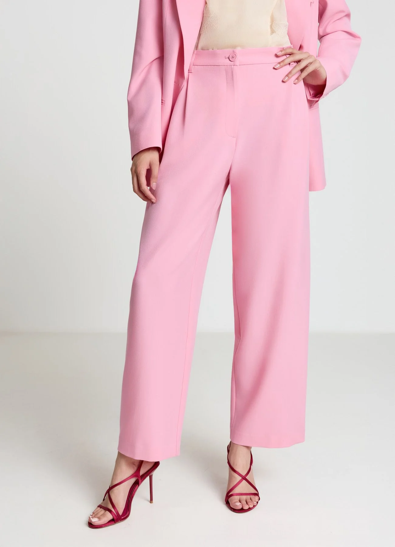 Pantaloni dritti con doppie pinces - Image 3