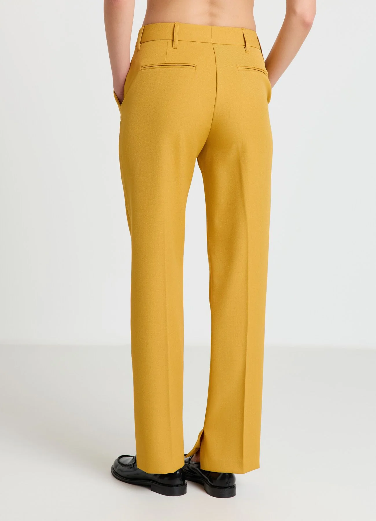 Pantaloni dritti con spacchi al fondo - Image 3