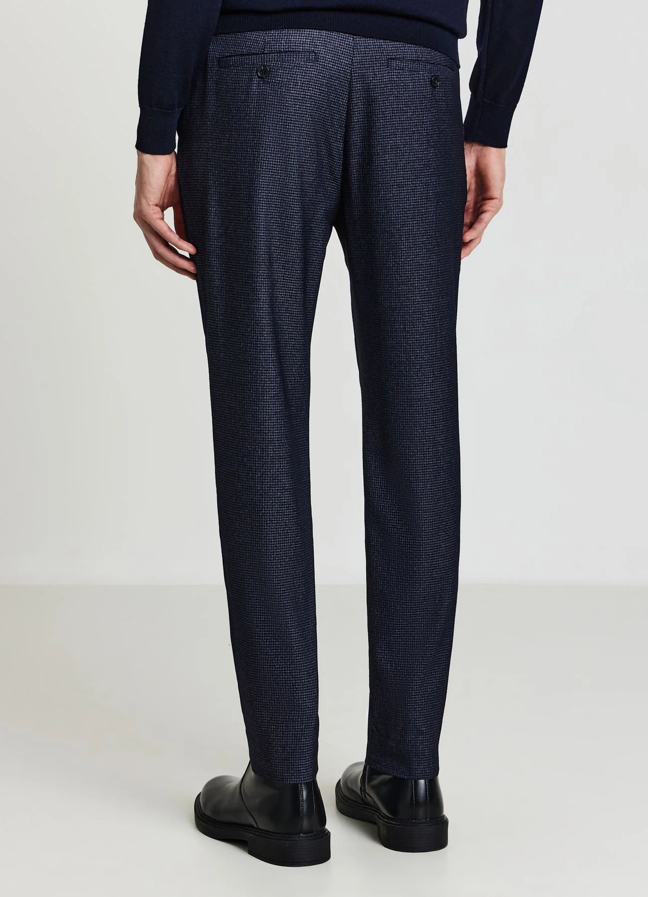 Pantaloni fantasia pied de poule - Image 3