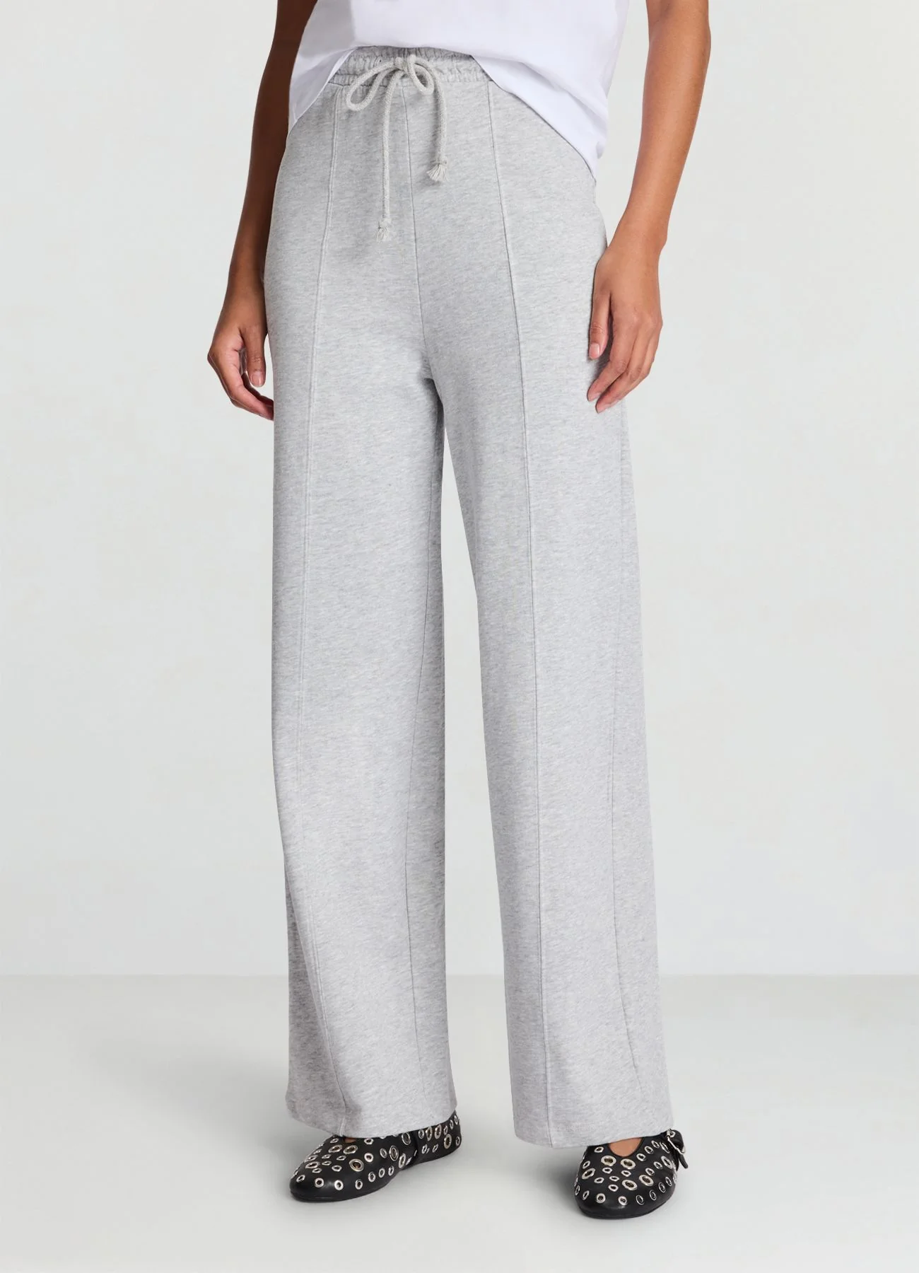 Pantaloni ginnici palazzo con nervature