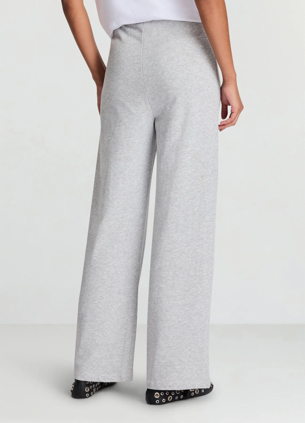 Pantaloni ginnici palazzo con nervature - Image 2