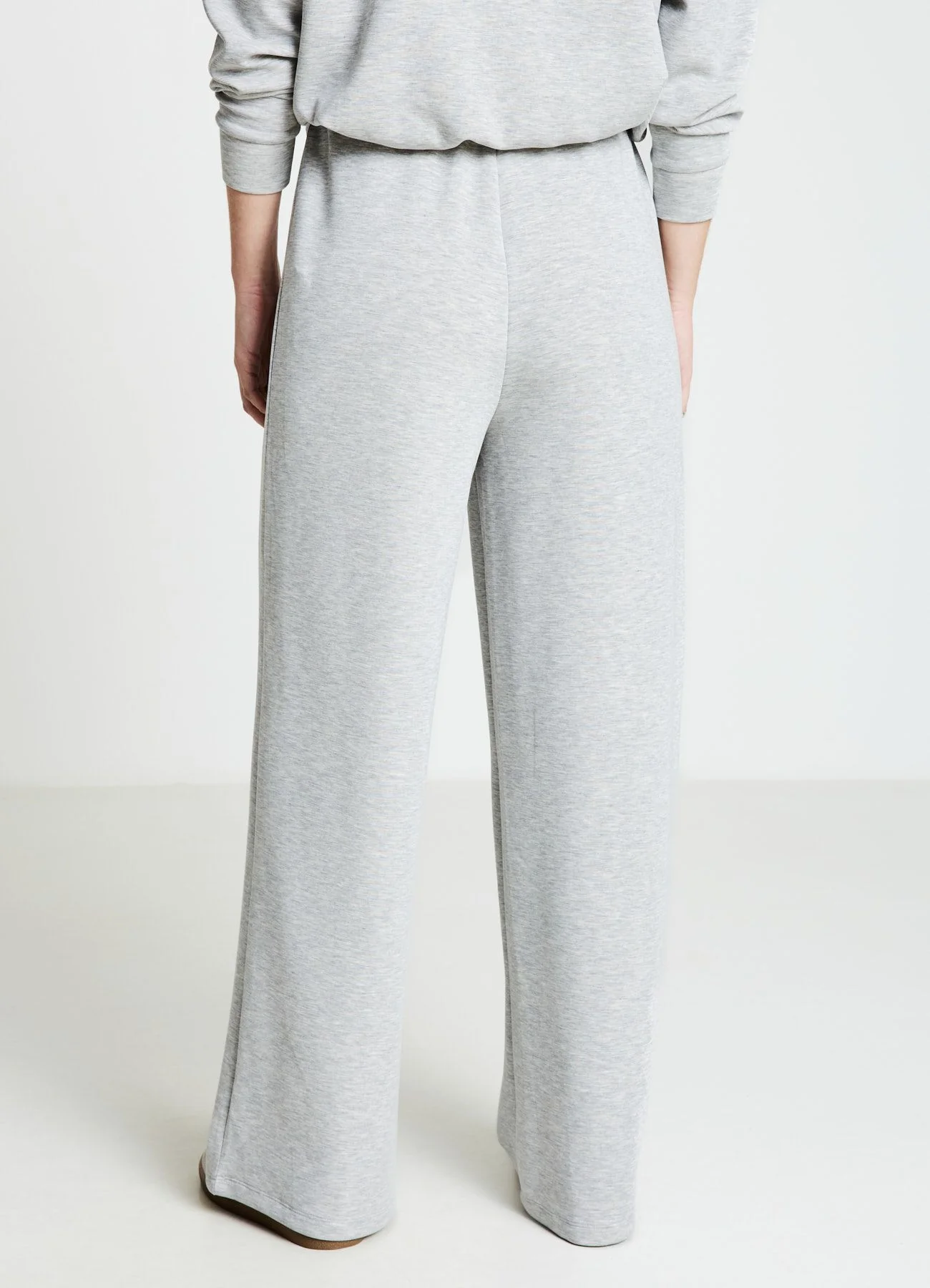 Pantaloni ginnici palazzo tinta unita - Image 3