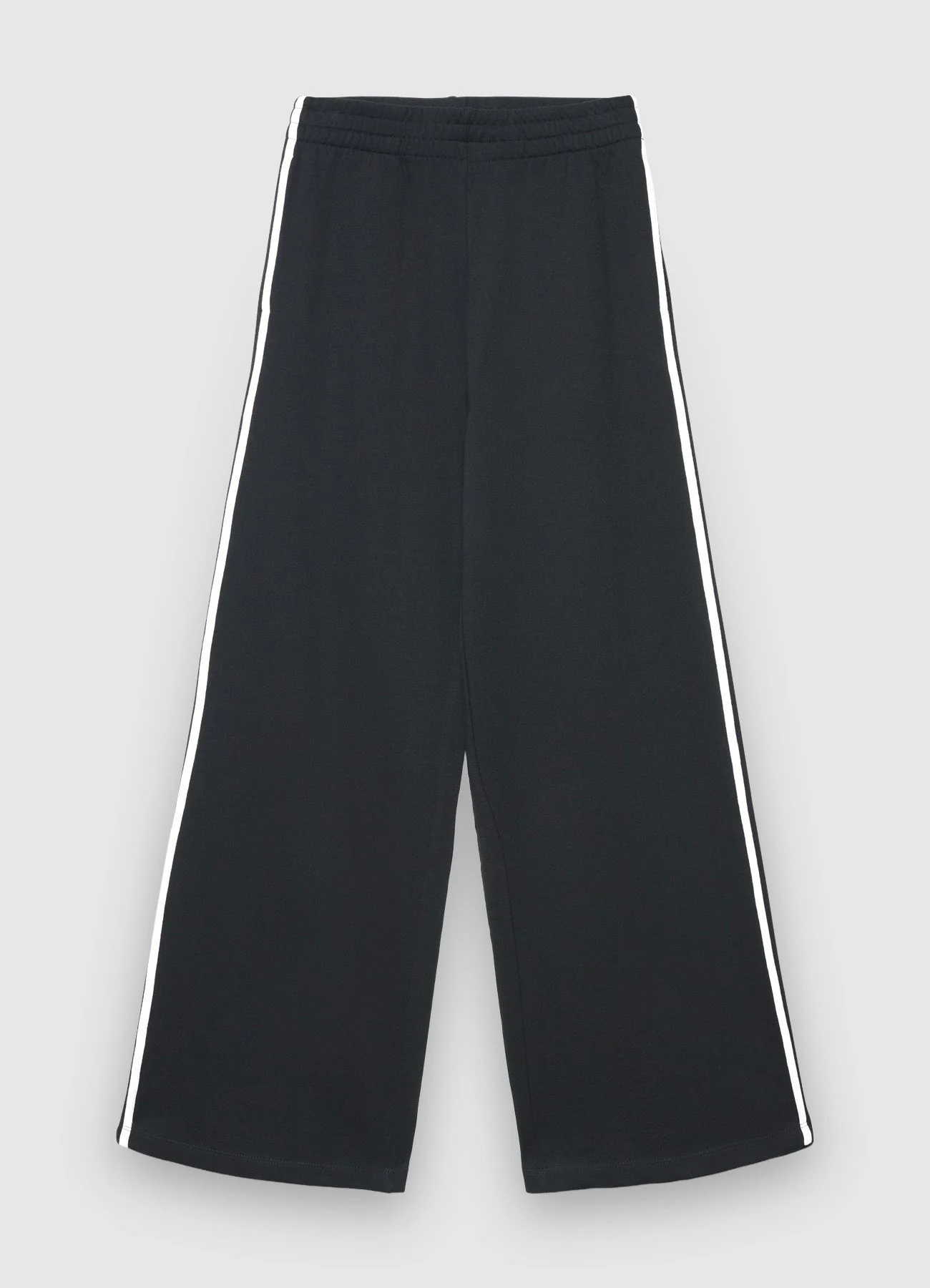Pantaloni ginnici wide leg con bande laterali - Image 6