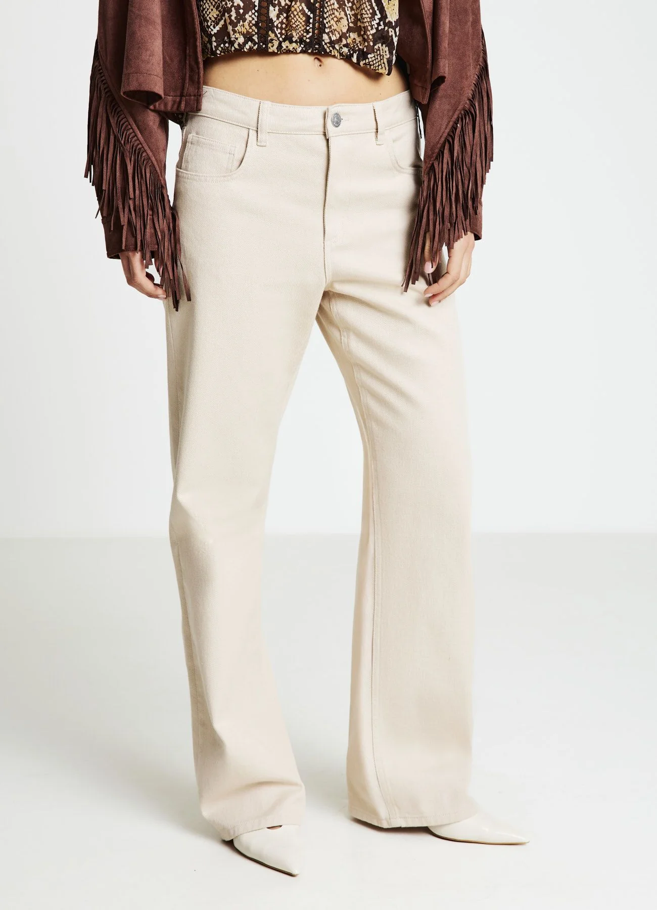 Pantaloni in cotone twill - Image 3