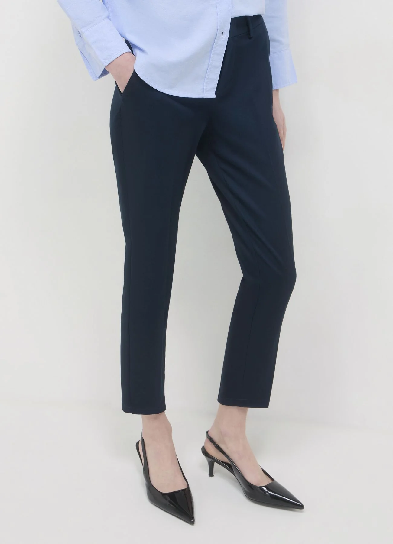 Pantaloni in rasatello di cotone - Image 3