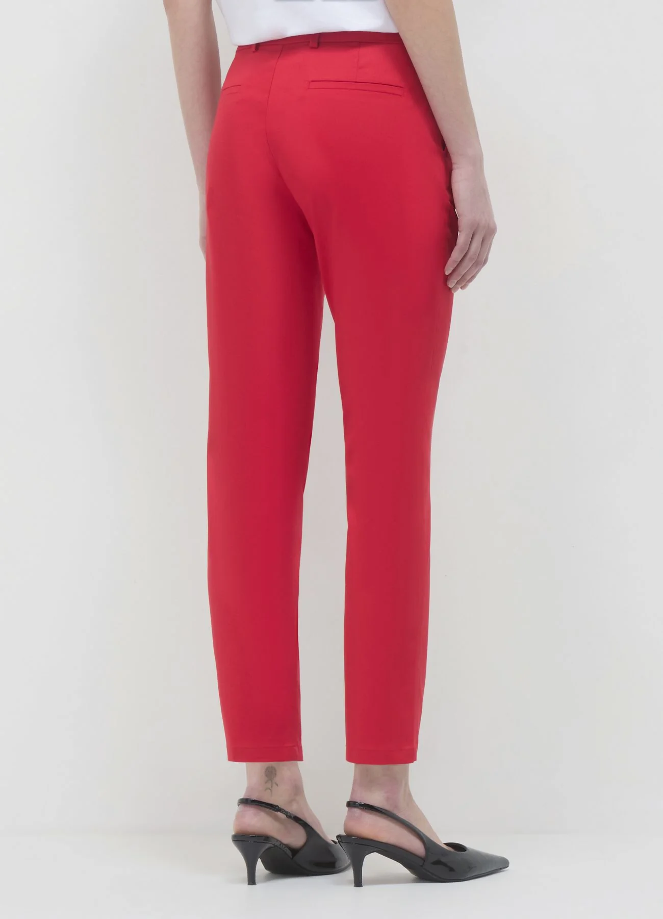 Pantaloni in rasatello di cotone - Image 3