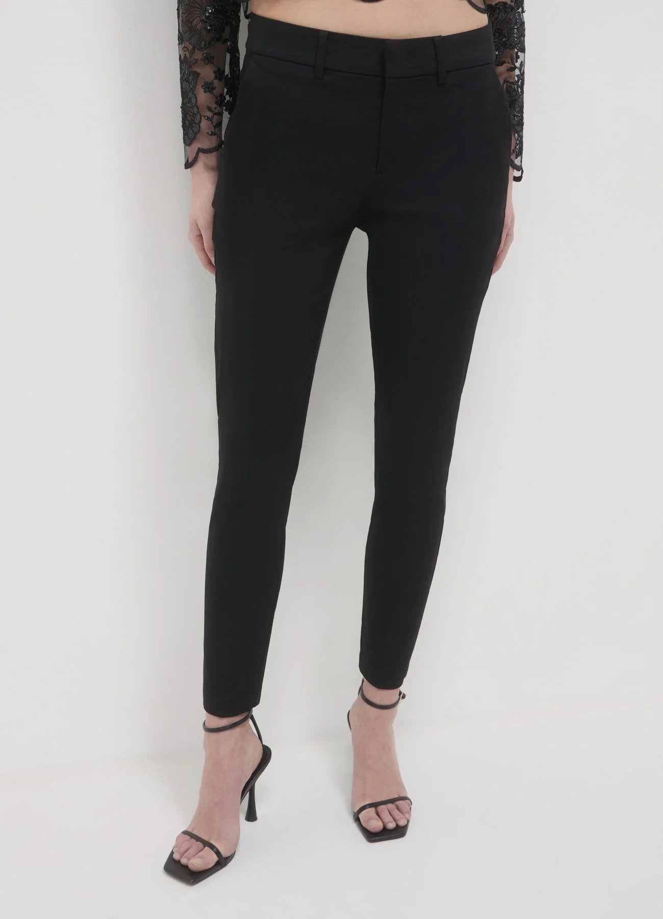 Pantaloni in rasatello di cotone