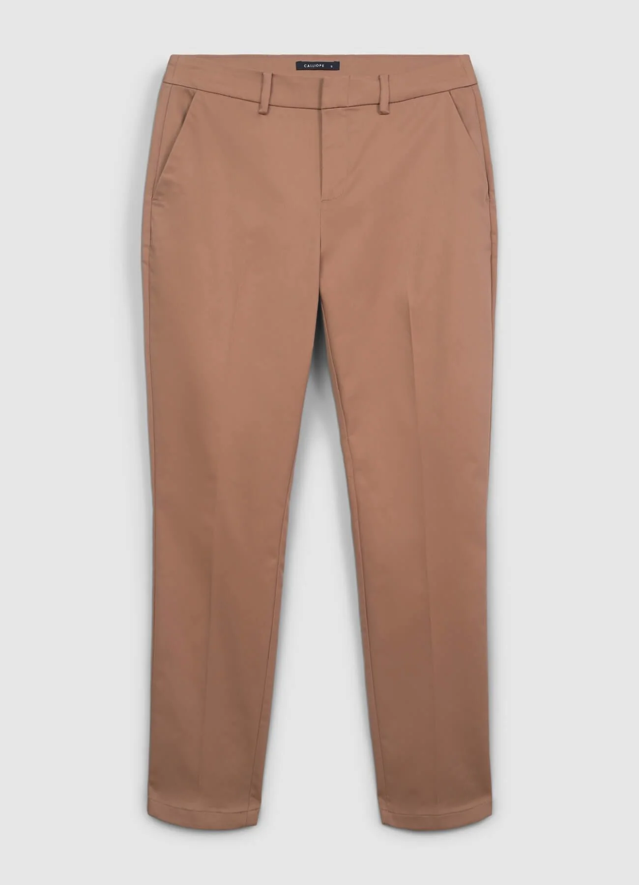 Pantaloni in rasatello tinta unita - Image 4