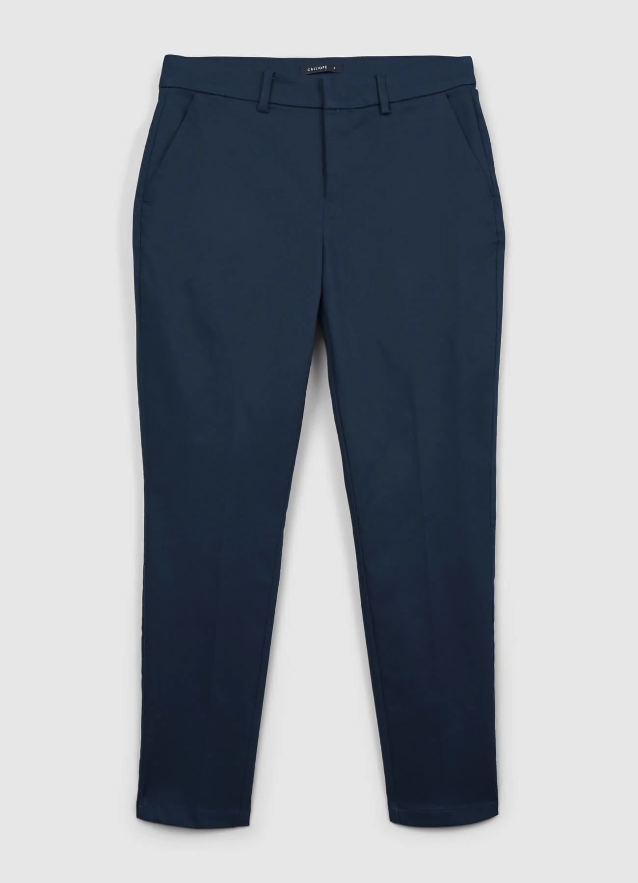 Pantaloni in rasatello tinta unita - Image 4