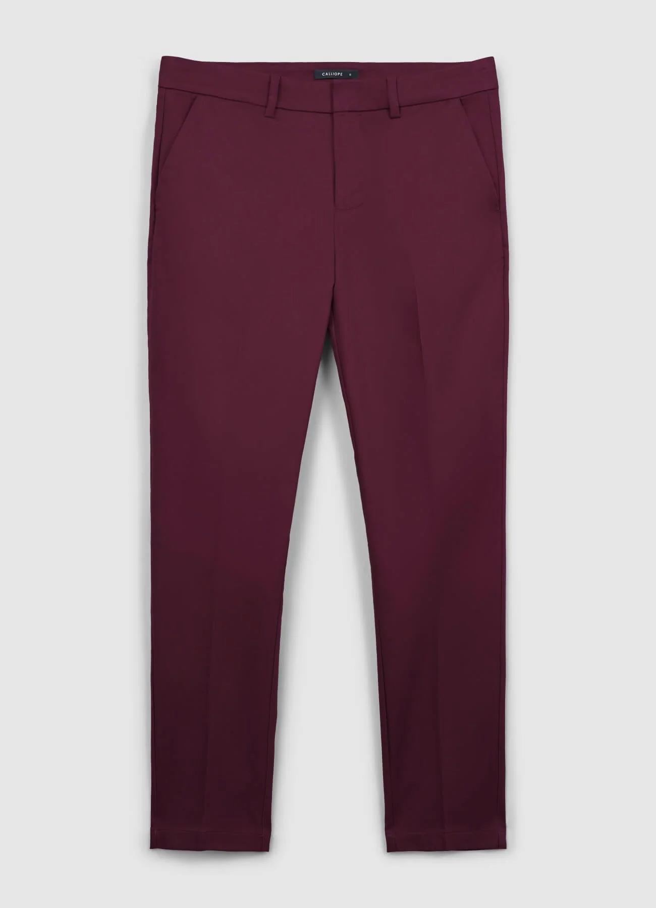 Pantaloni in rasatello tinta unita - Image 4