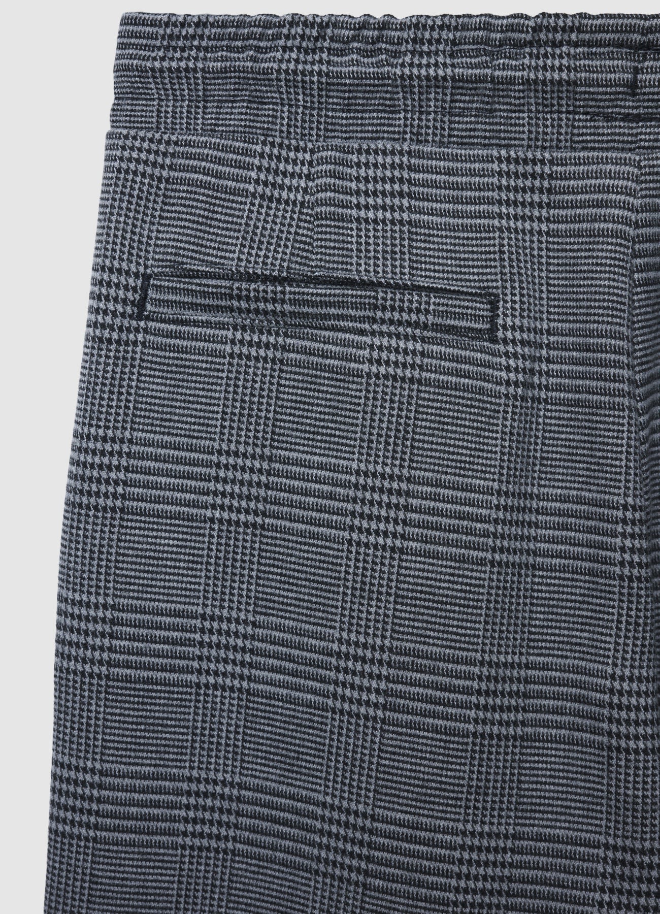 Pantaloni jogger a quadri con coulisse - Image 3