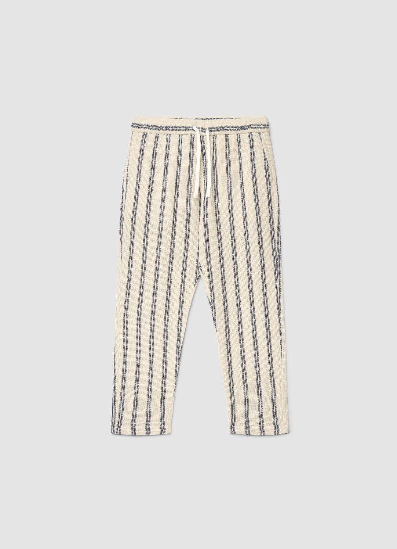 Pantaloni jogger a righe con coulisse - Image 4