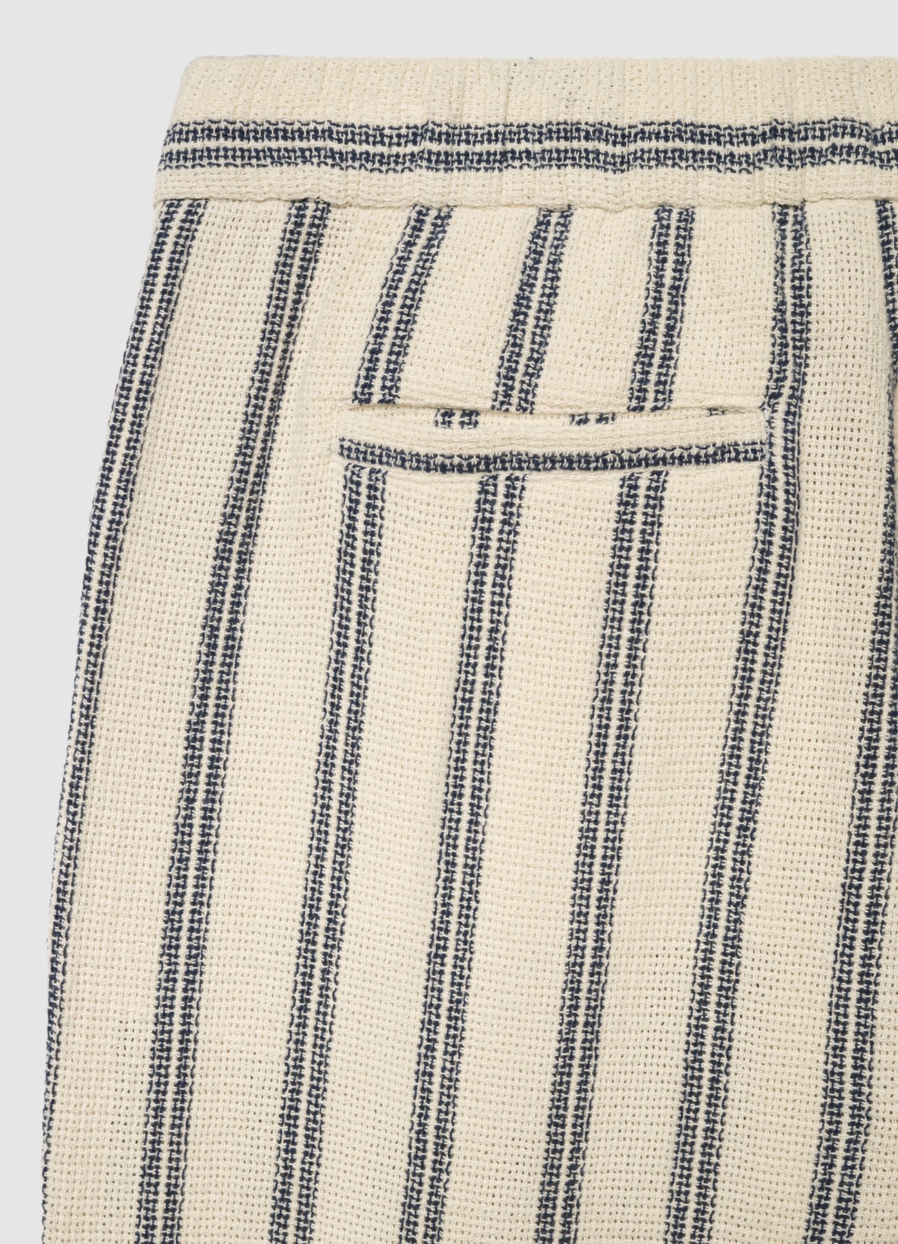 Pantaloni jogger a righe con coulisse - Image 5