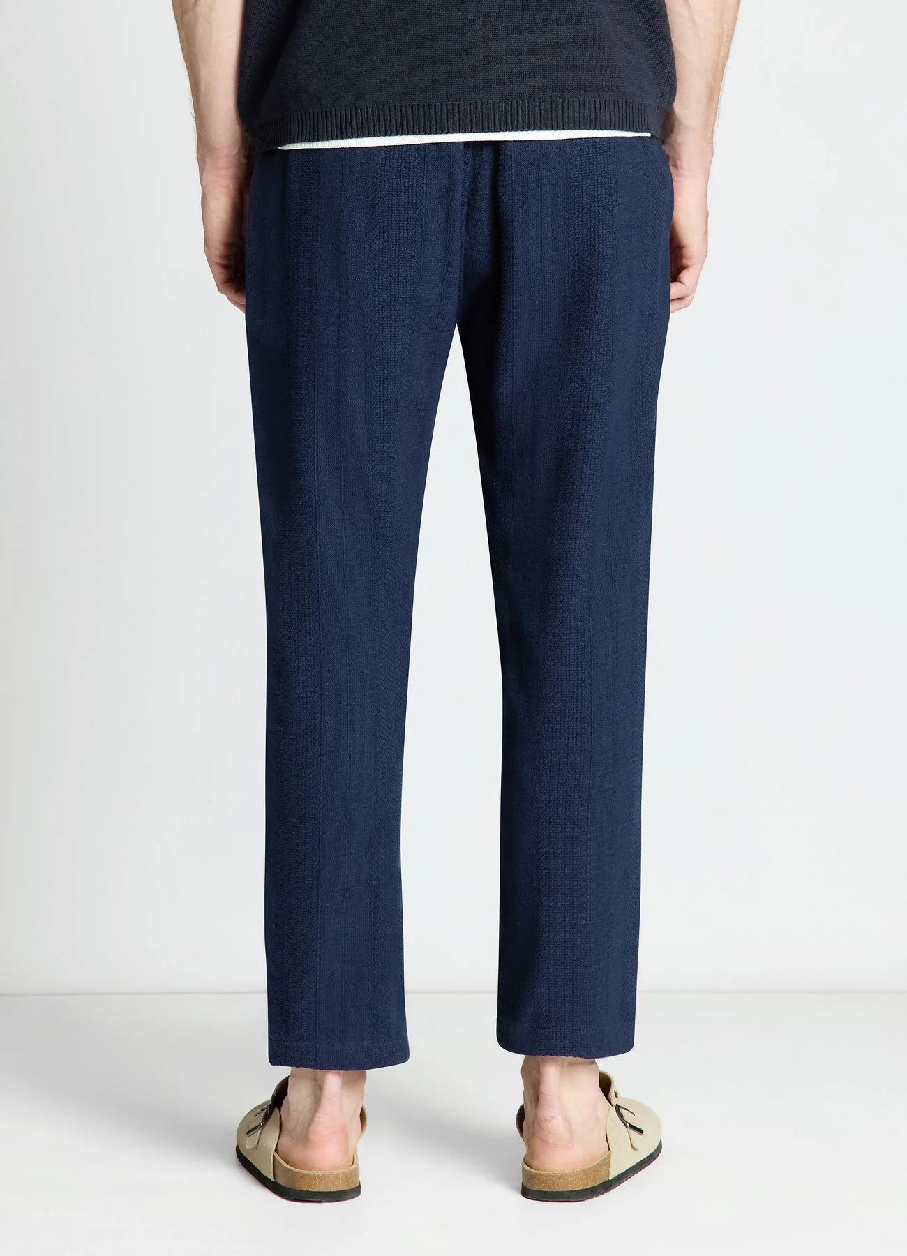 Pantaloni jogger a righe jacquard - Image 2