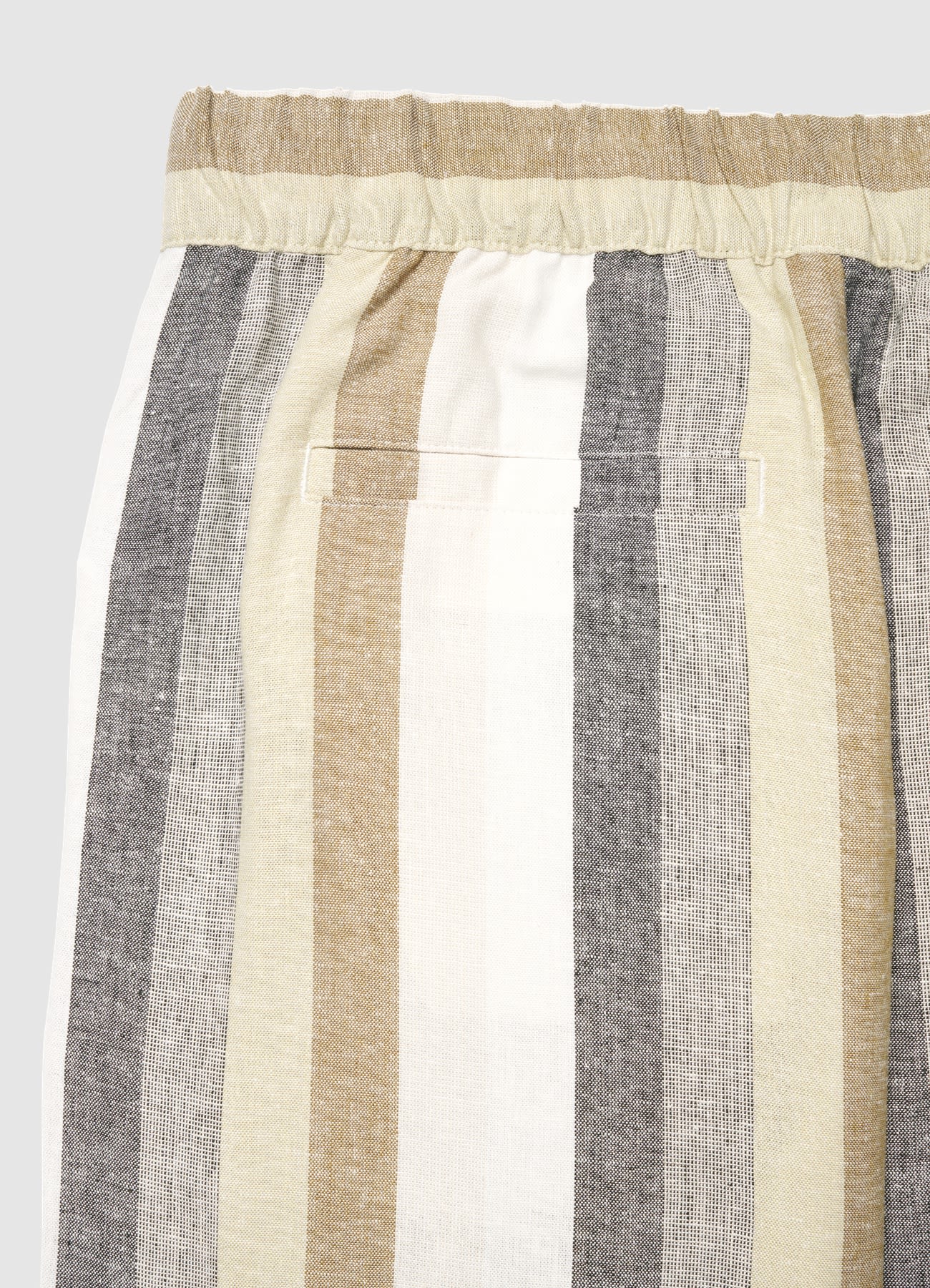Pantaloni jogger a righe misto lino - Image 6