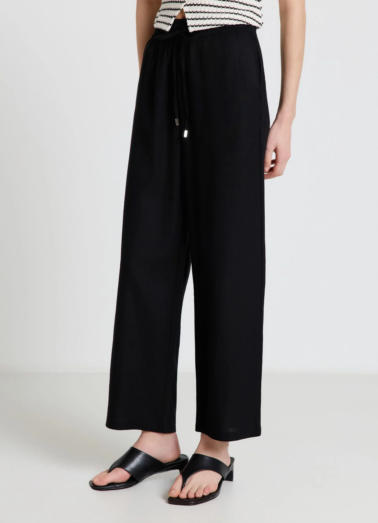 Pantaloni jogger in lino - Image 2