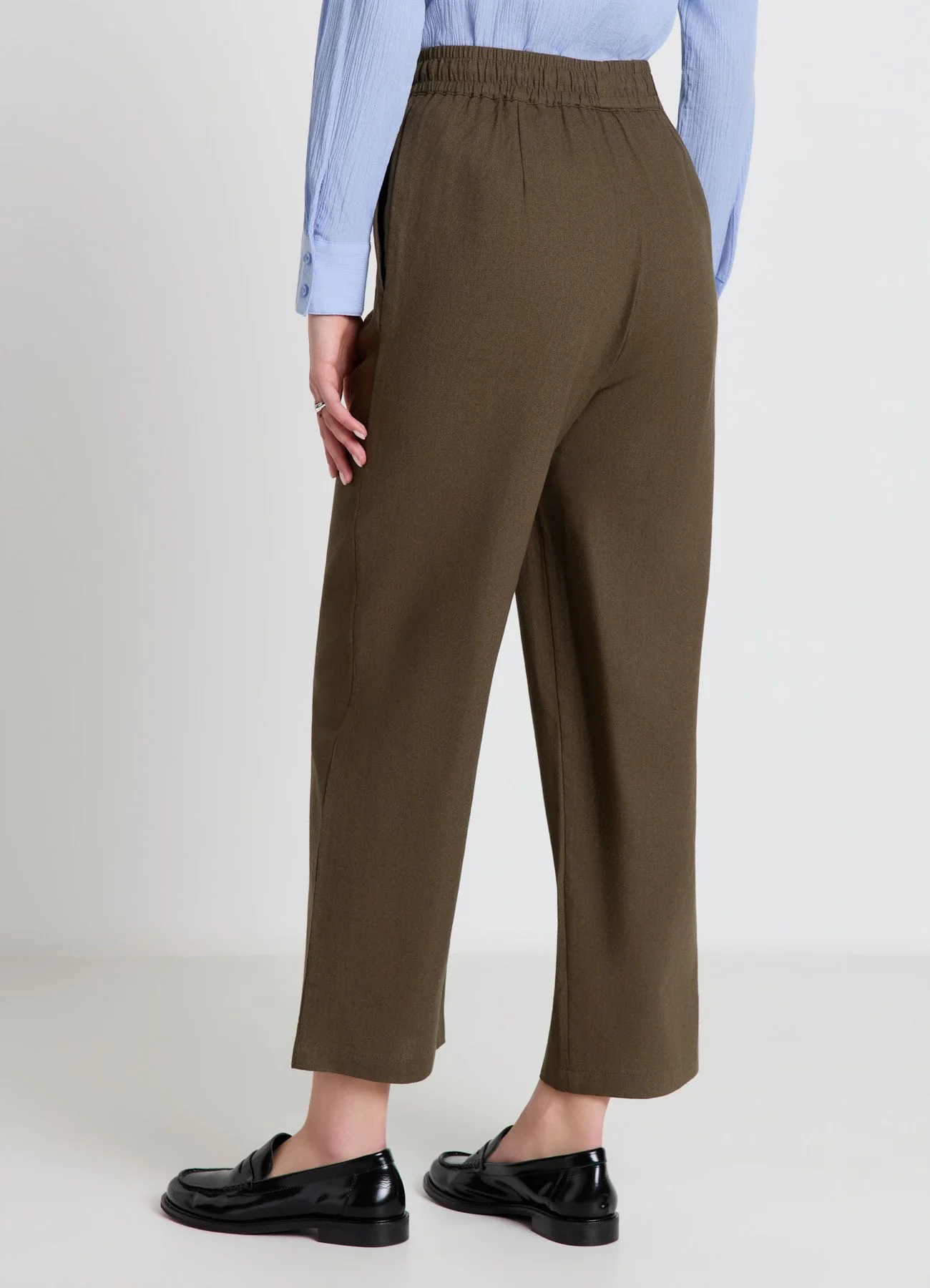 Pantaloni jogger in lino - Image 3