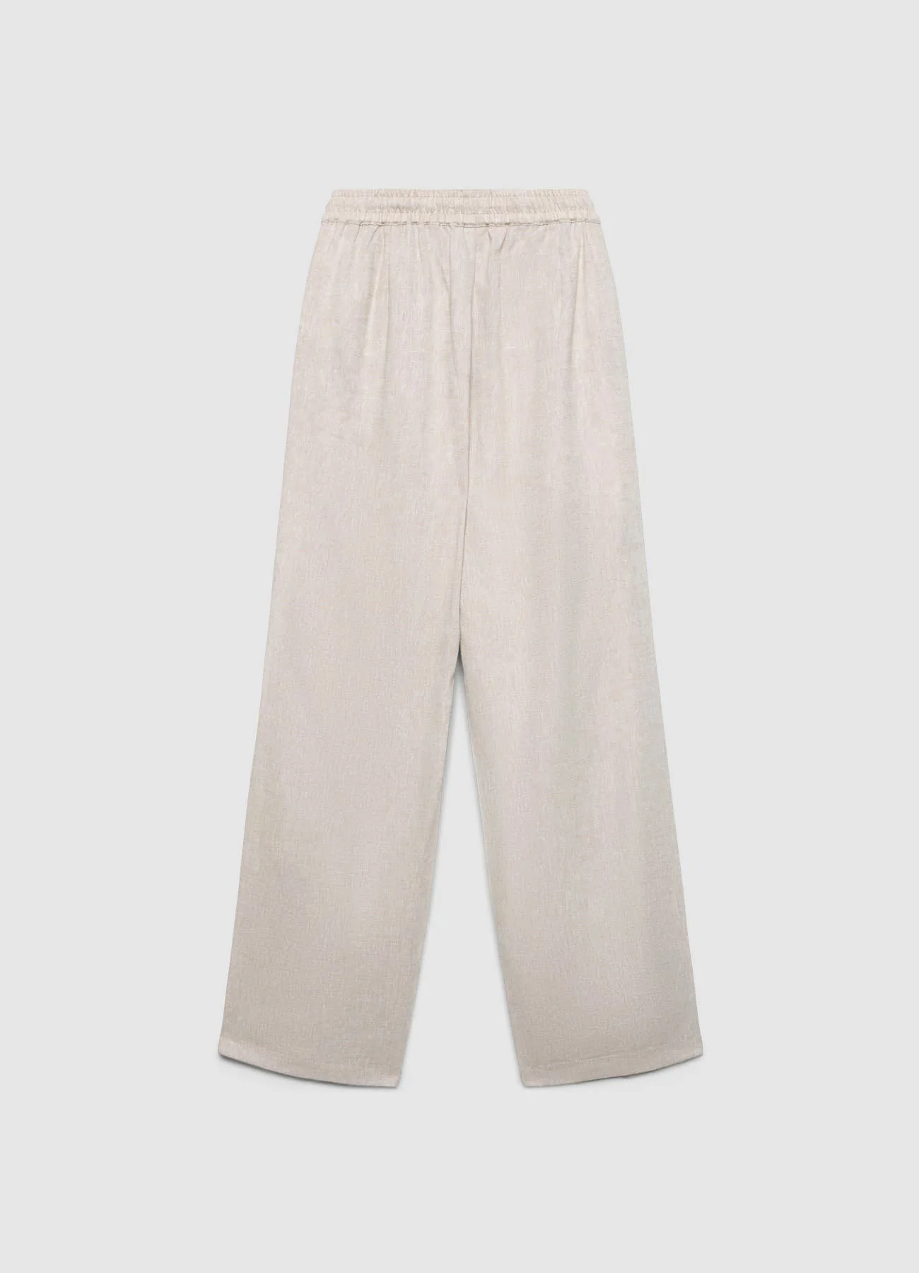 Pantaloni jogger misto lino - Image 5