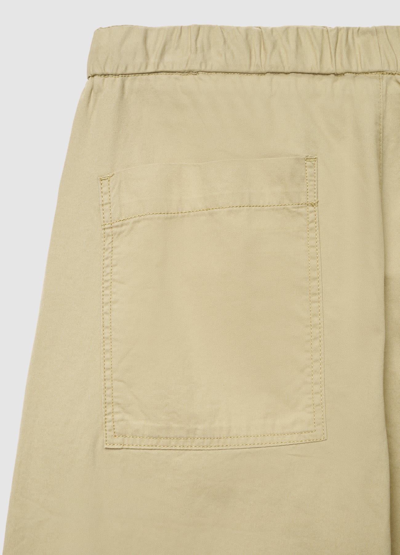 Pantaloni jogger wide leg a tinta unita con coulisse - Image 6