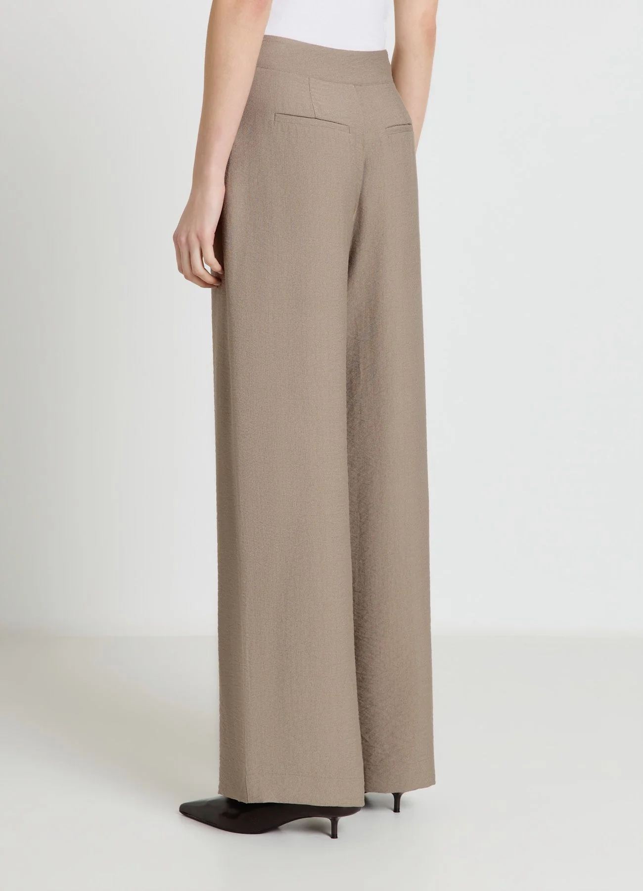 Pantaloni lunghi con pannello frontale sovrapposto - Image 3