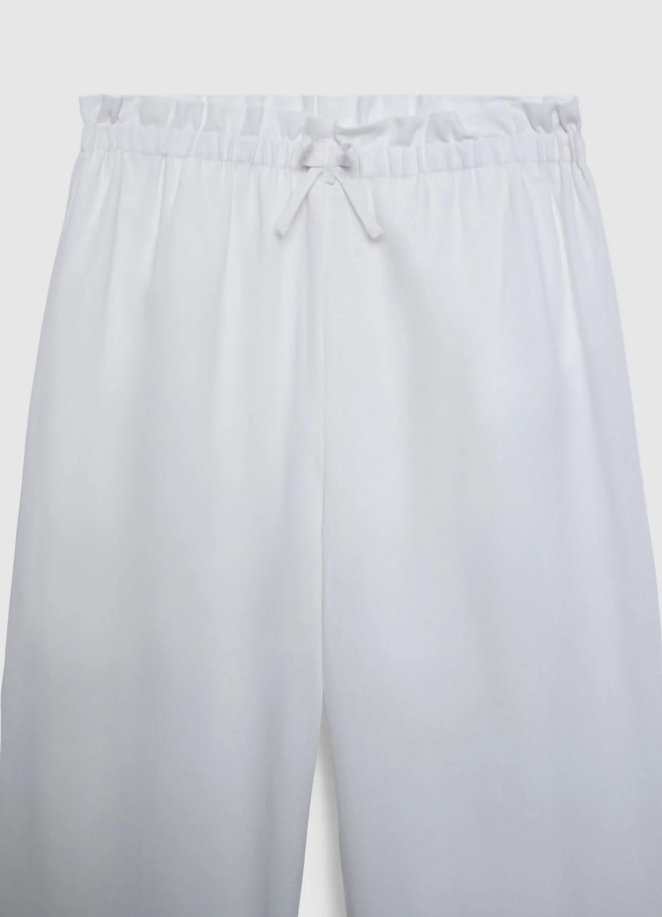 Pantaloni lunghi con vita elasticizzata e coulisse - Image 2