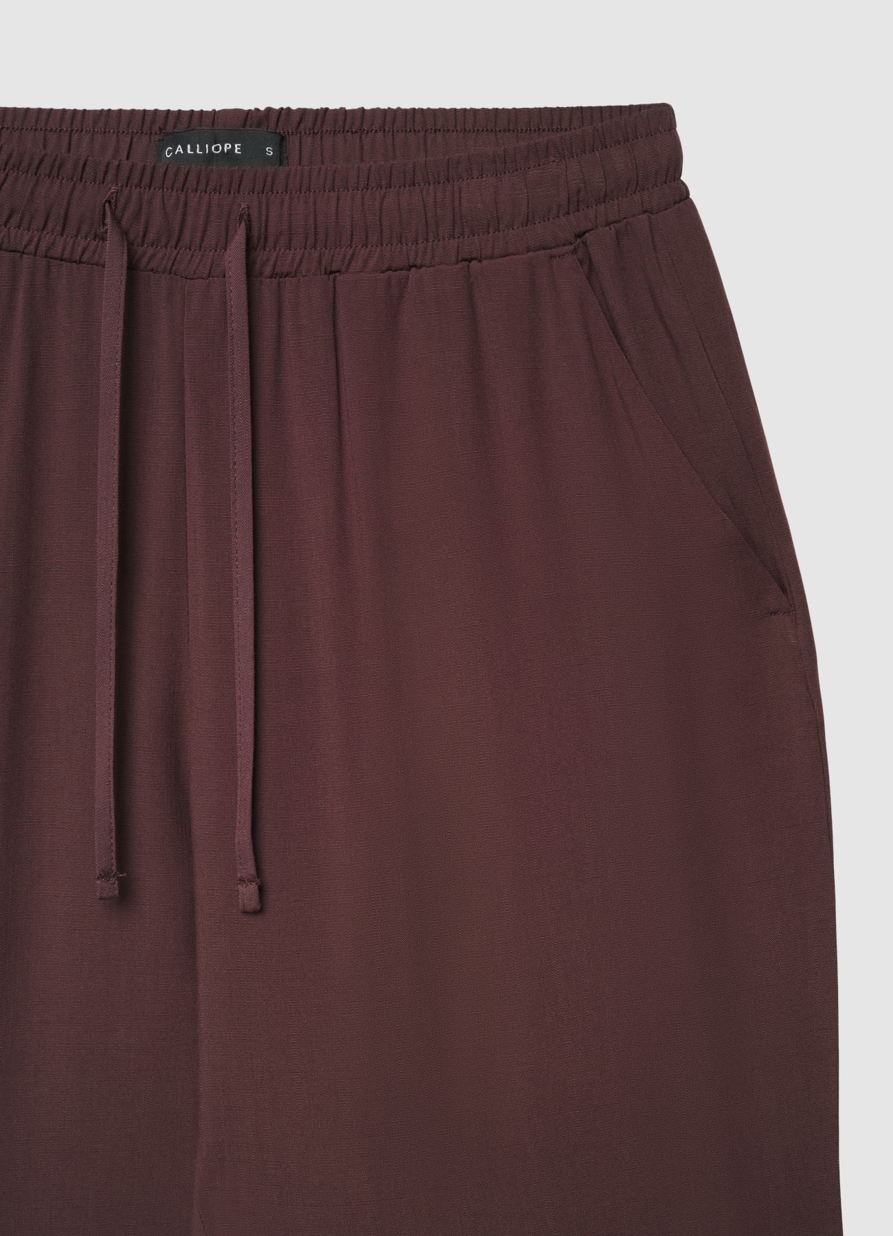 Pantaloni lunghi con vita elasticizzata e coulisse - Image 6